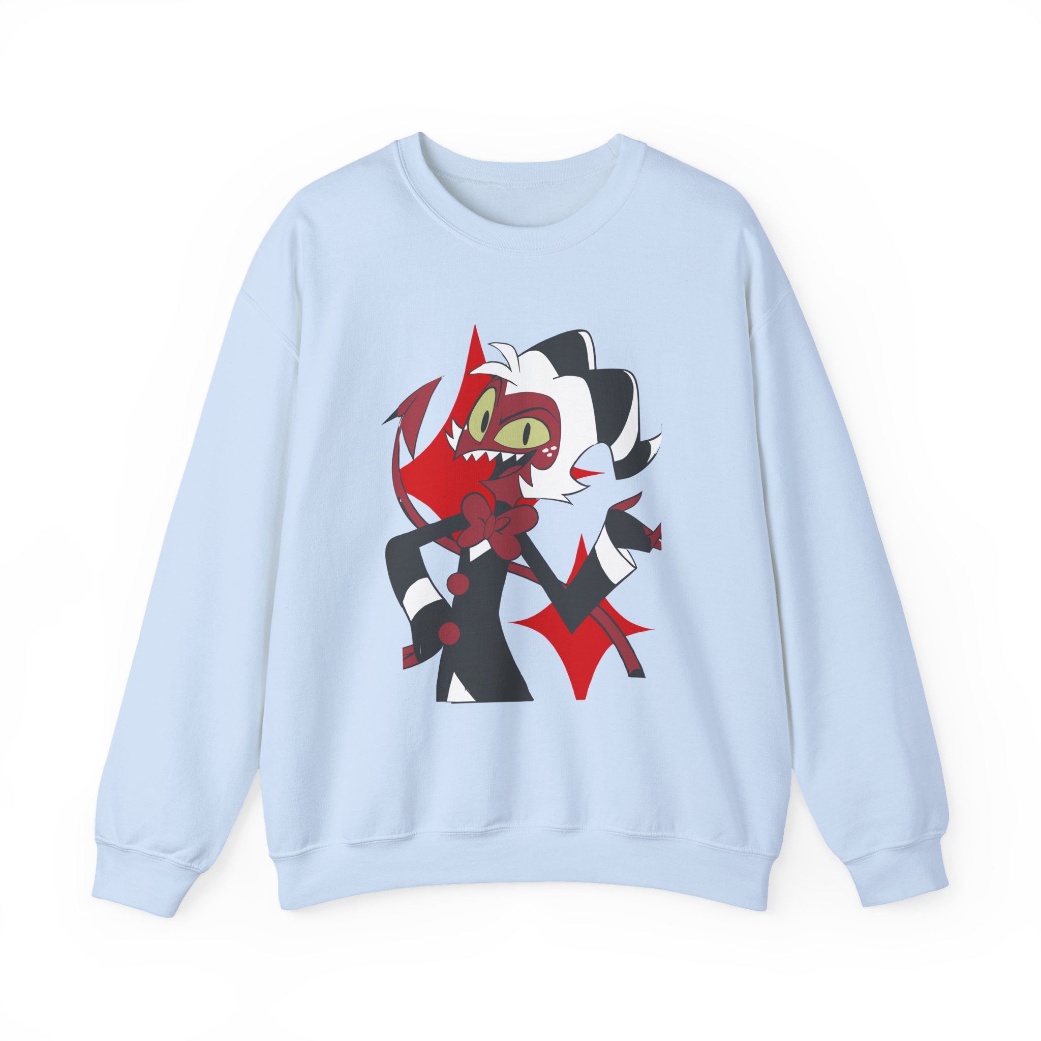 Helluva Boss Moxxie Unisex Heavy Blendâ„¢ Crewneck Sweatshirt