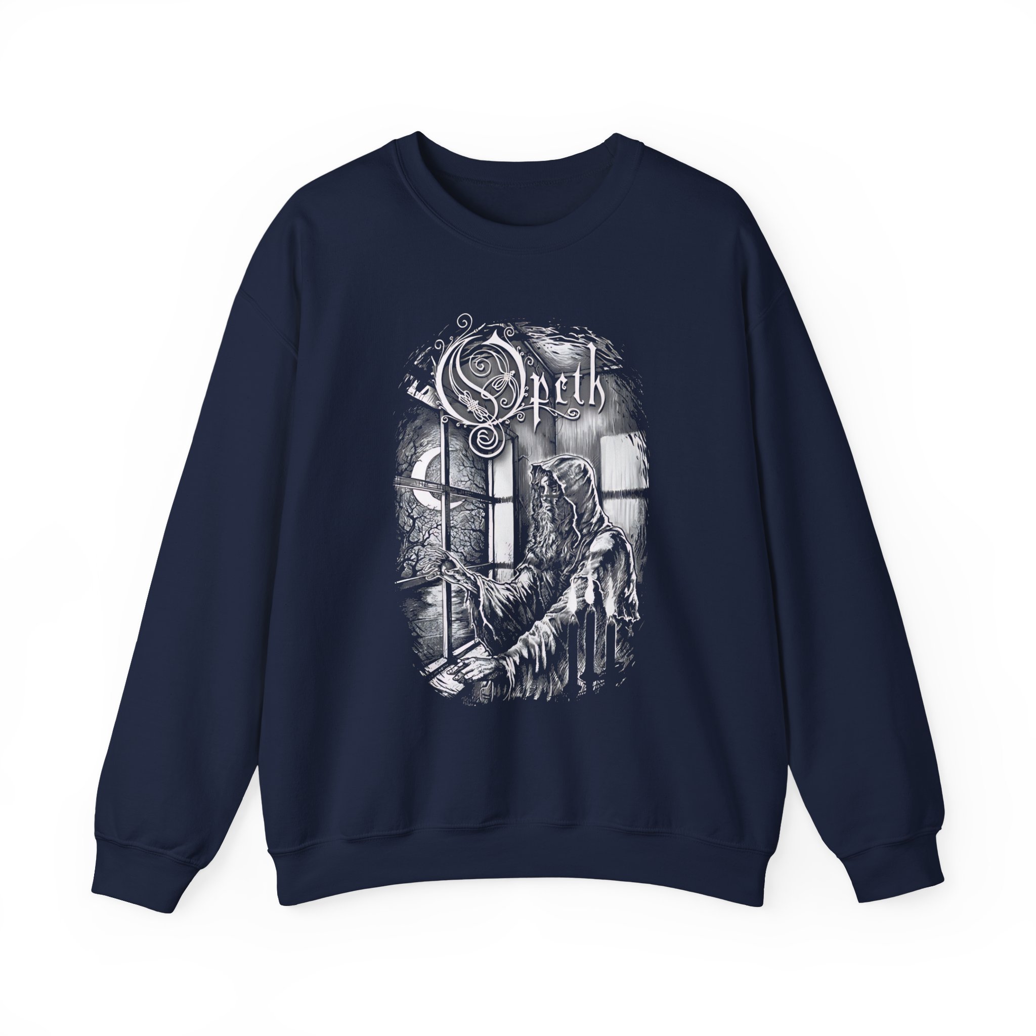 Opeth Windowpane Unisex Heavy Blendâ„¢ Crewneck Sweatshirt