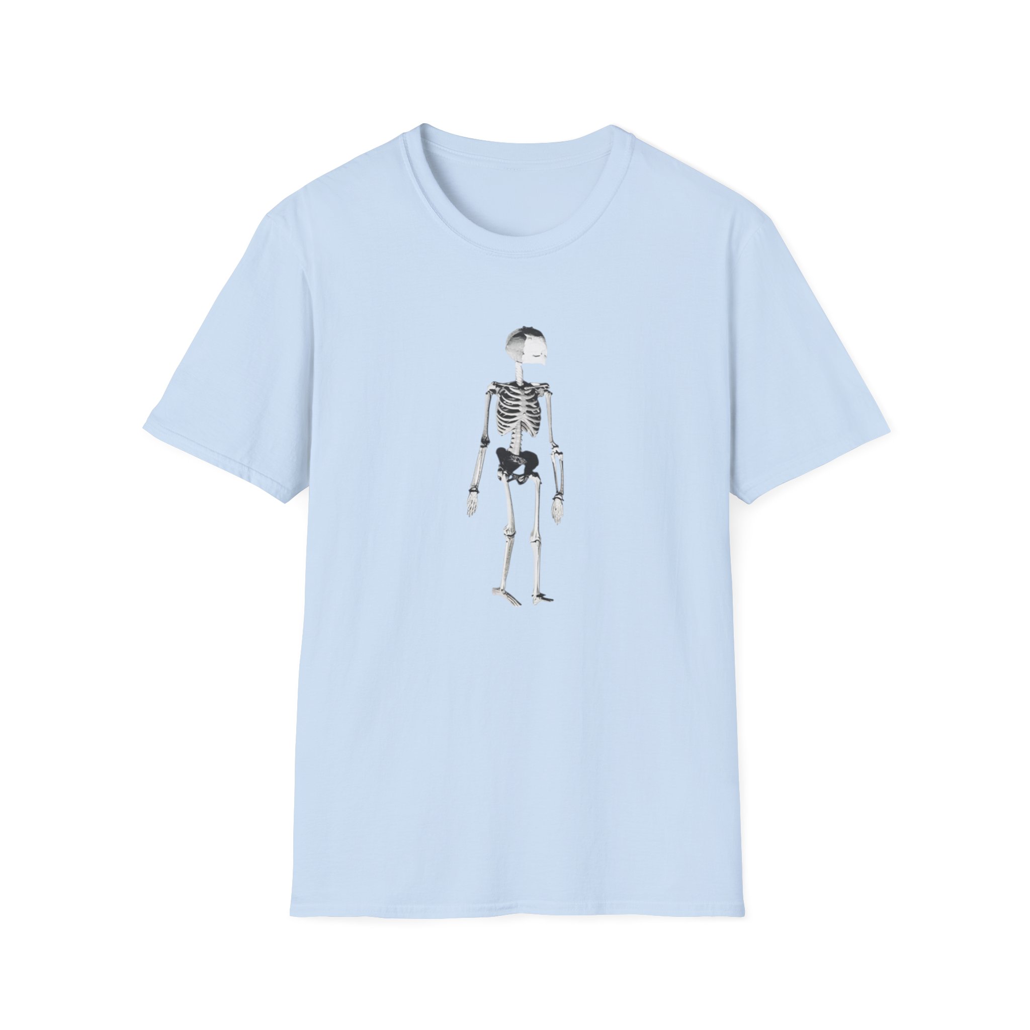 Kurt Cobain Skeleton Unisex Softstyle T-Shirt