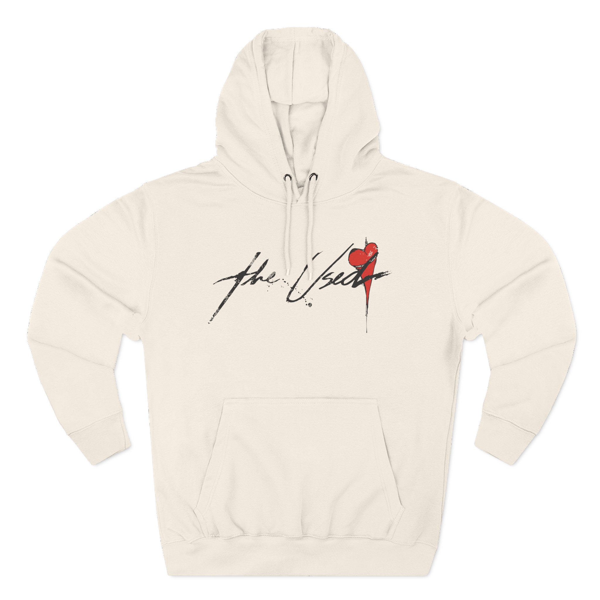 The Used Heart Noose Three-Panel Fleece Hoodie