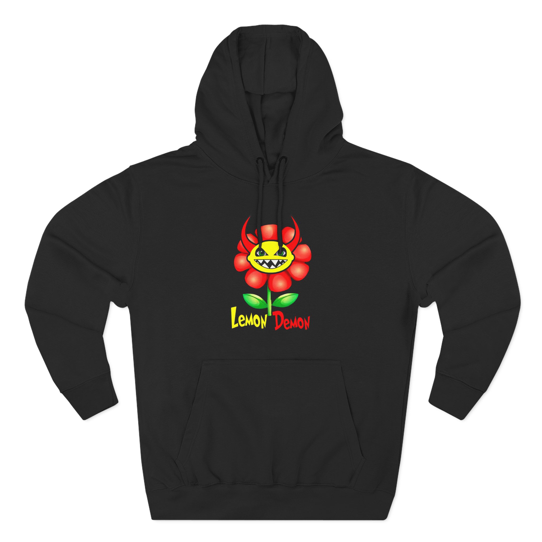 Lemon Demon Flower Three-Panel Fleece Hoodie
