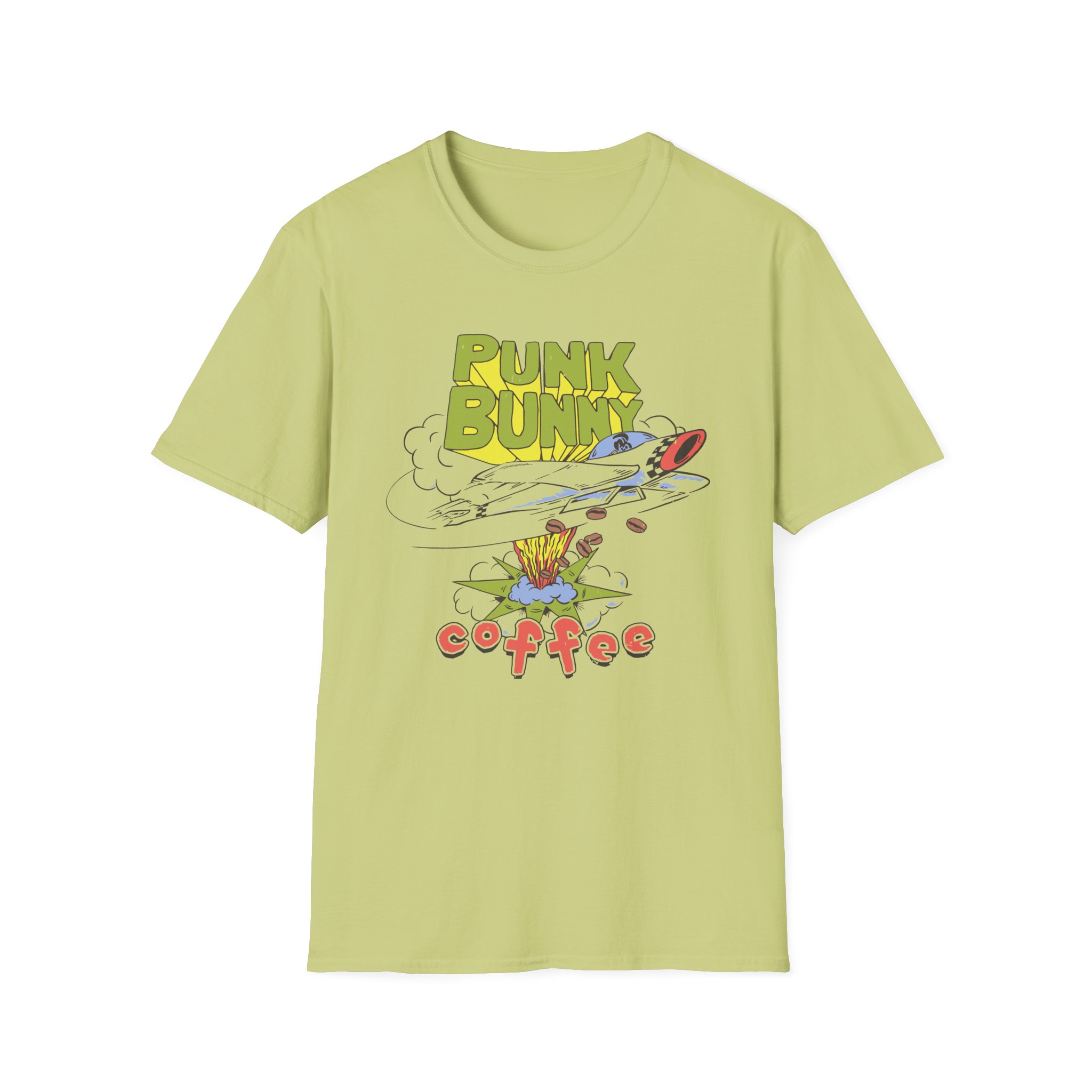 Green Day Punk Bunny Dookie Unisex Softstyle T-Shirt