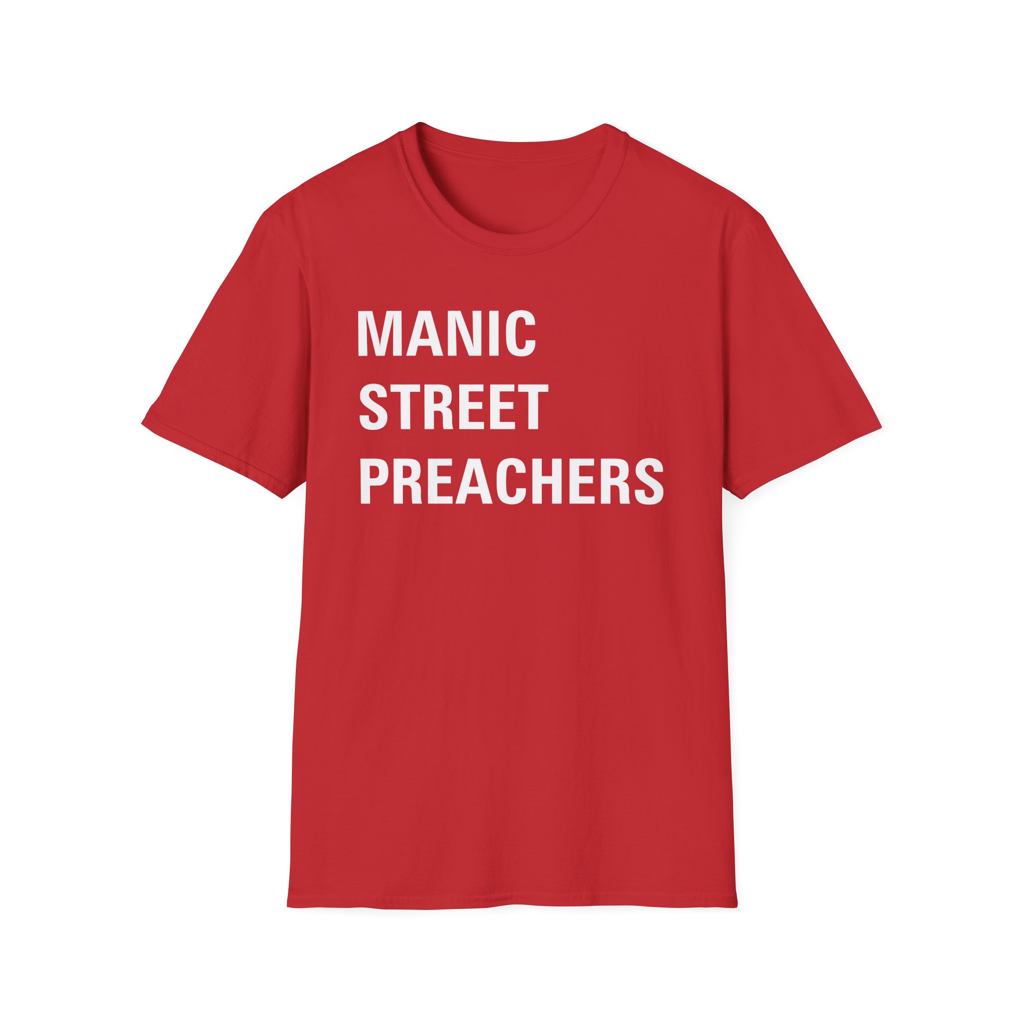 Manic Street Preachers Block Logo Unisex Softstyle T-Shirt