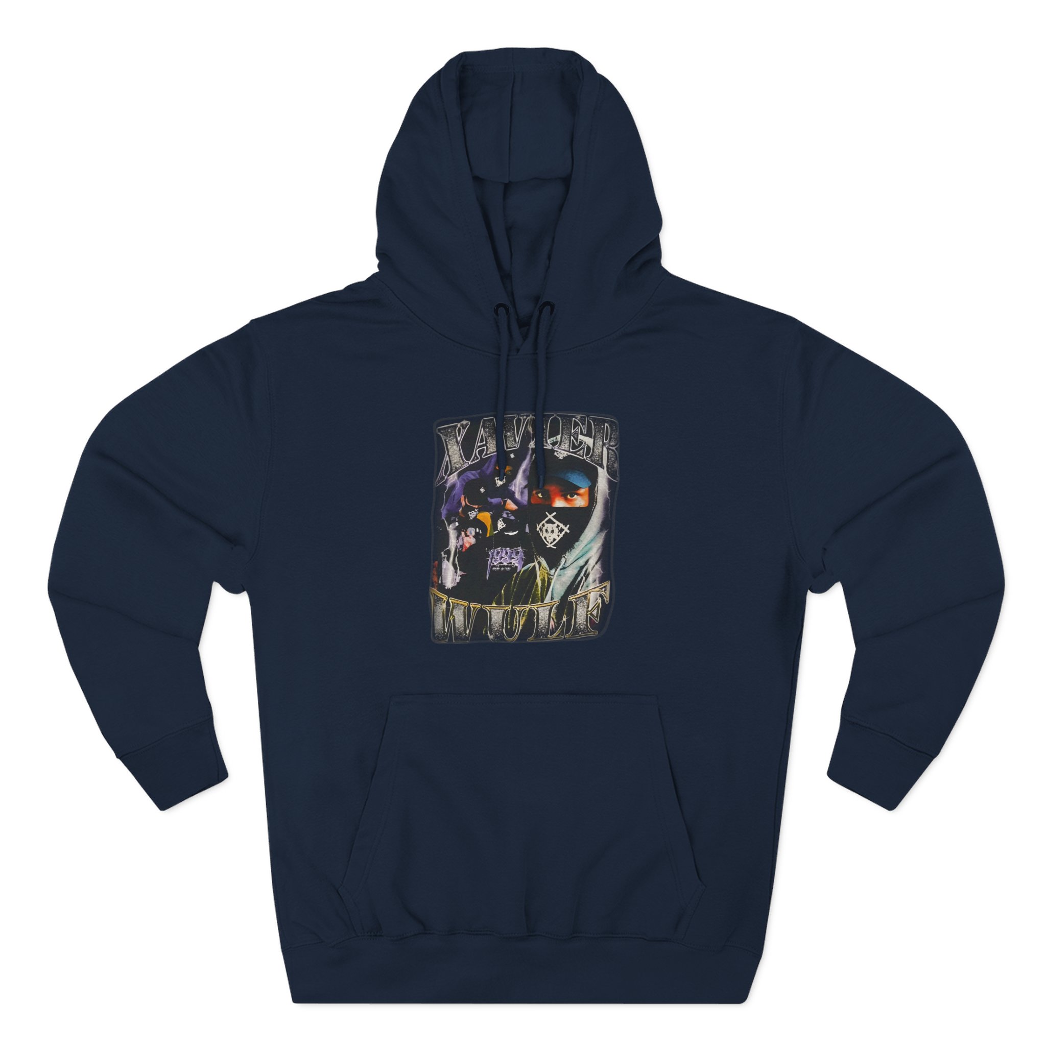 Xavier Wulf Three-Panel Fleece Hoodie