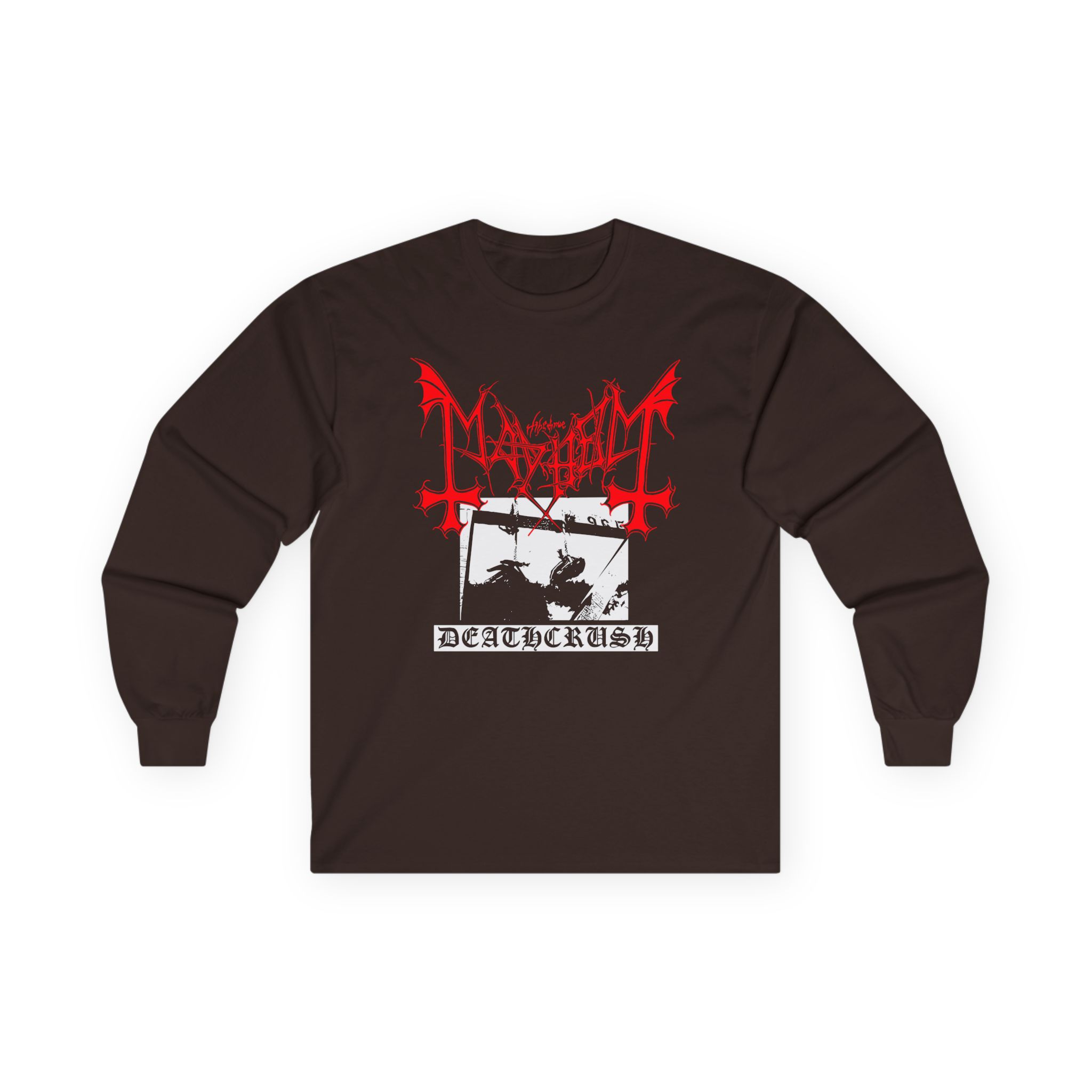 Mayhem Deathcrush Unisex Ultra Cotton Long Sleeve Tee