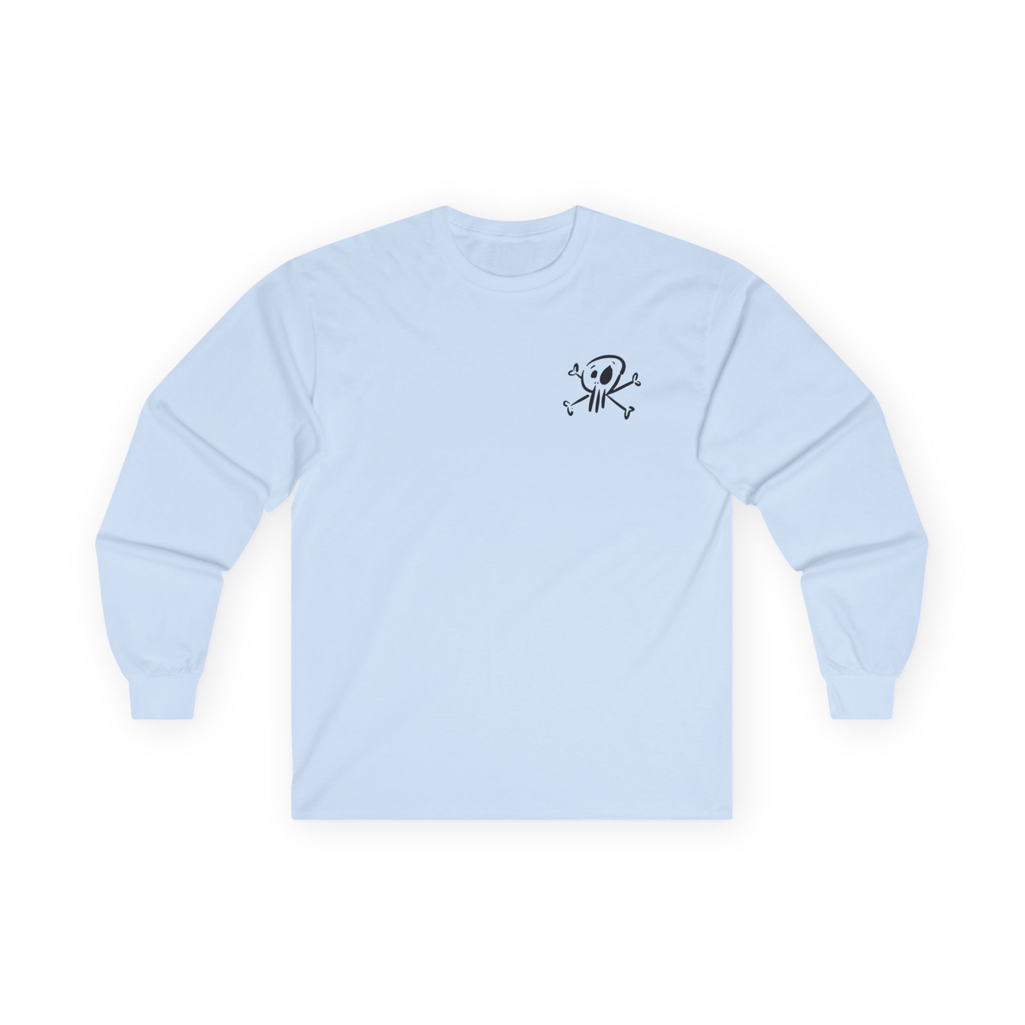 Donots Skull Unisex Ultra Cotton Long Sleeve Tee