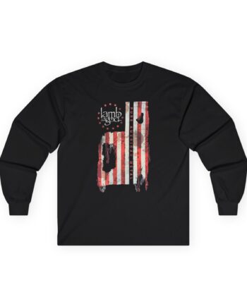 Lamb of God Pure American Metal Flag Unisex Ultra Cotton Long Sleeve Tee