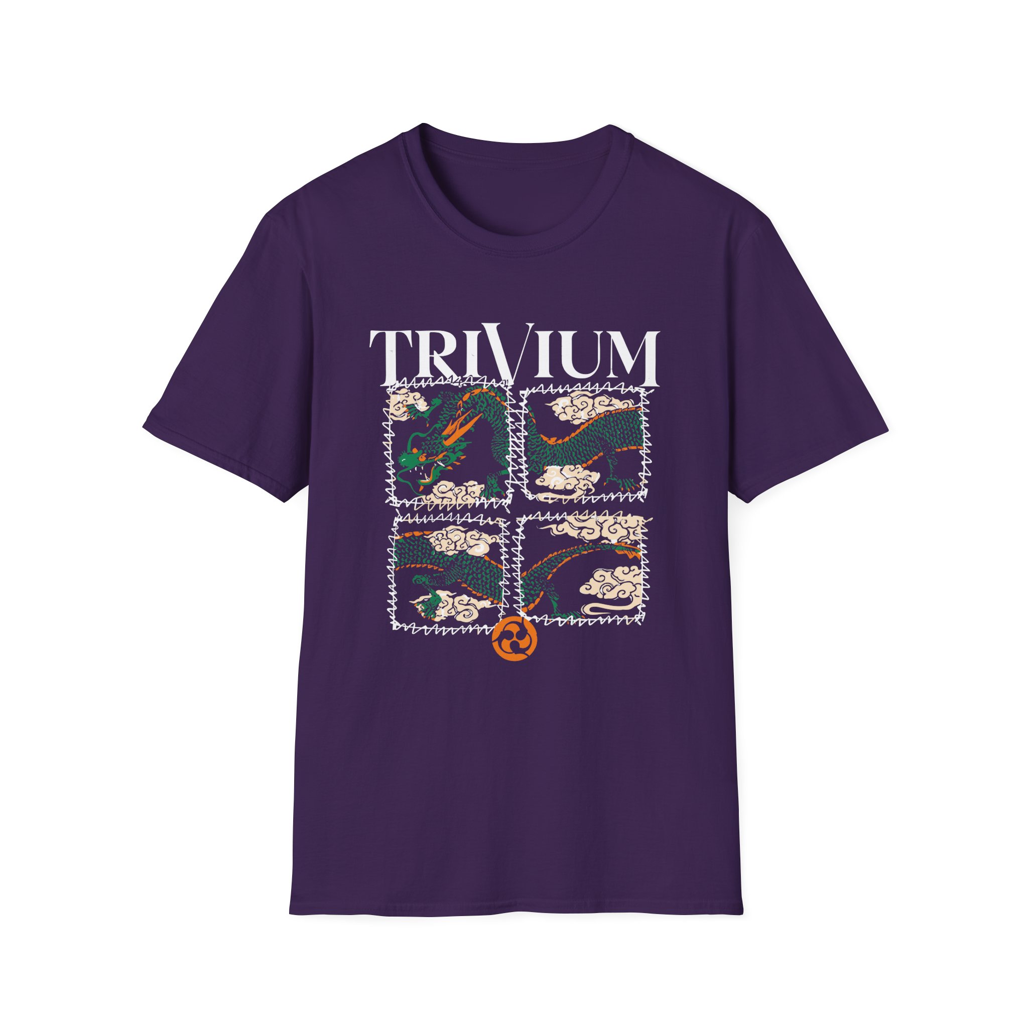 Trivium Dragon Cloud Unisex Softstyle T-Shirt