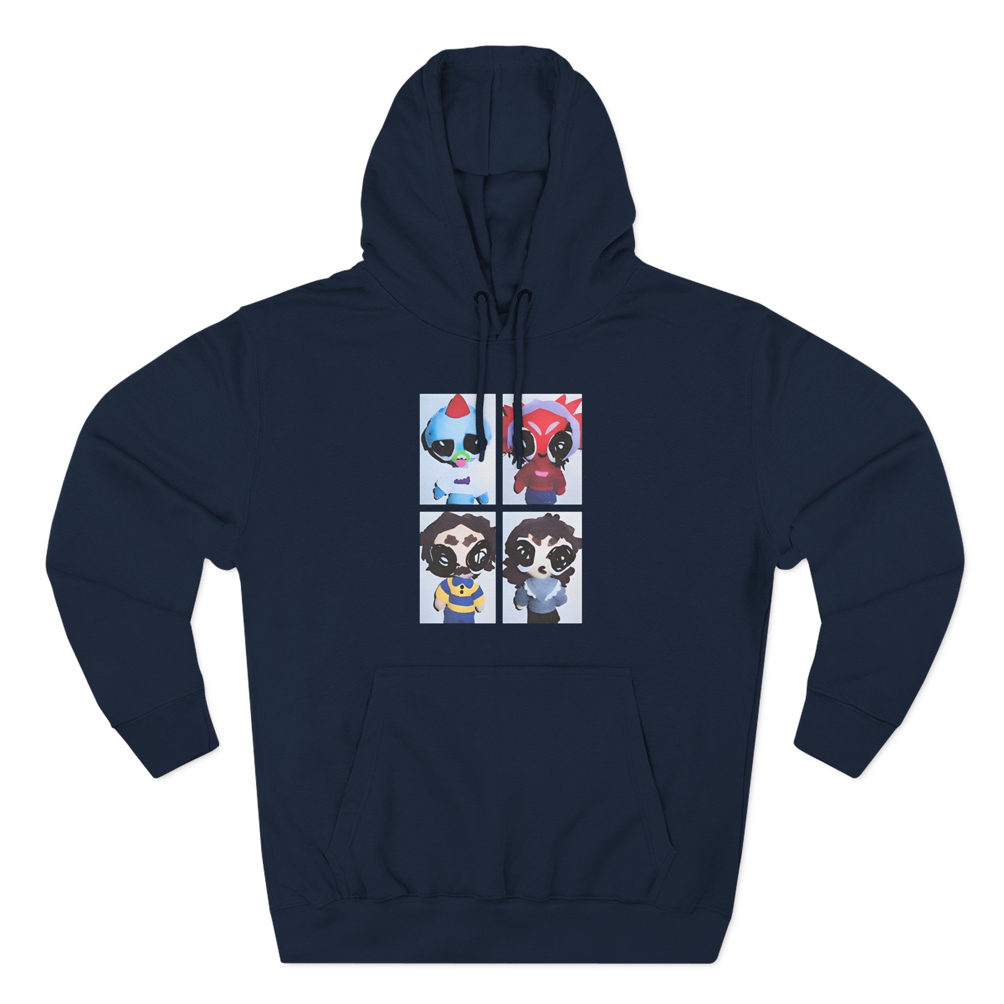 Emergency Intercom Three-Panel Fleece Hoodie