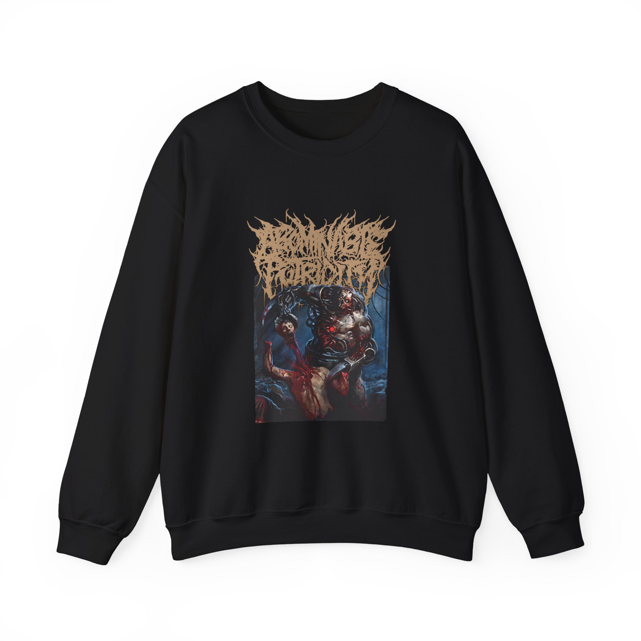 Abominable Putridity Cybernetic Dislimbing Unisex Heavy Blendâ„¢ Crewneck Sweatshirt