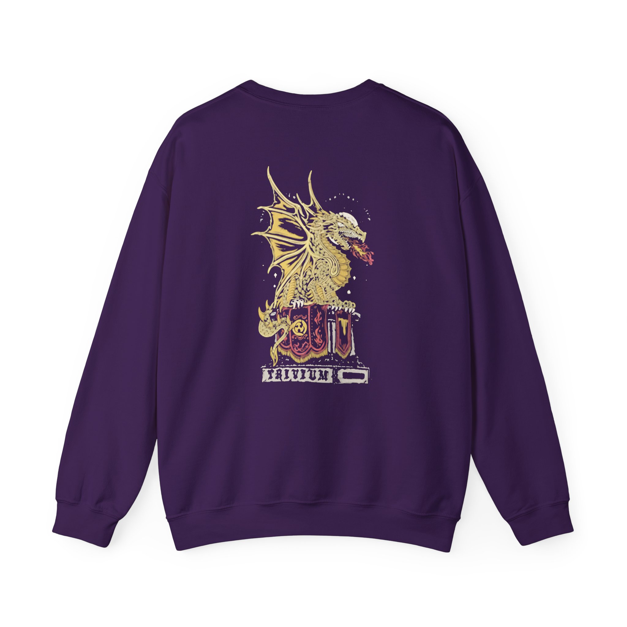 Trivium Big Dragon Unisex Heavy Blendâ„¢ Crewneck Sweatshirt