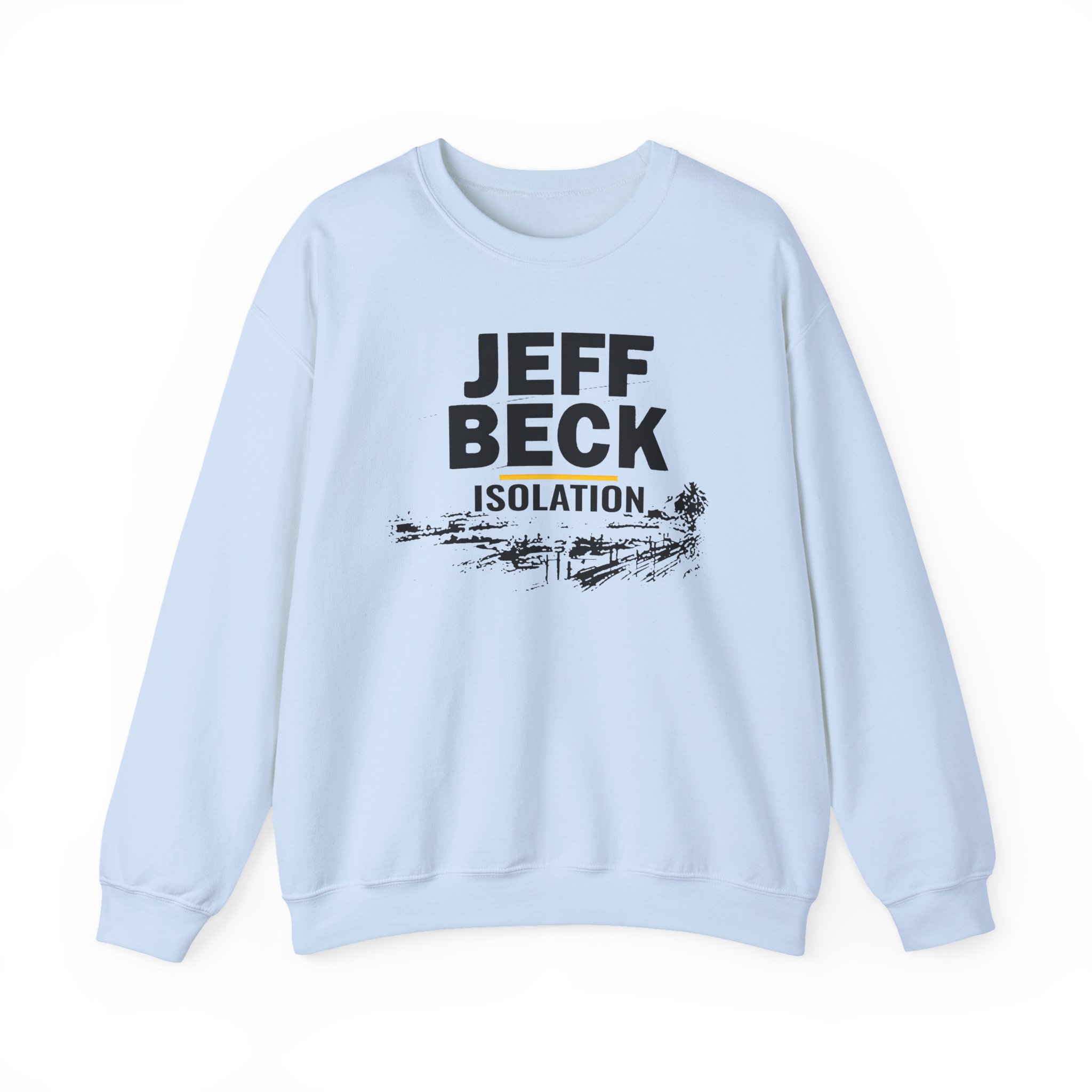 Jeff Beck Isolation Unisex Heavy Blendâ„¢ Crewneck Sweatshirt
