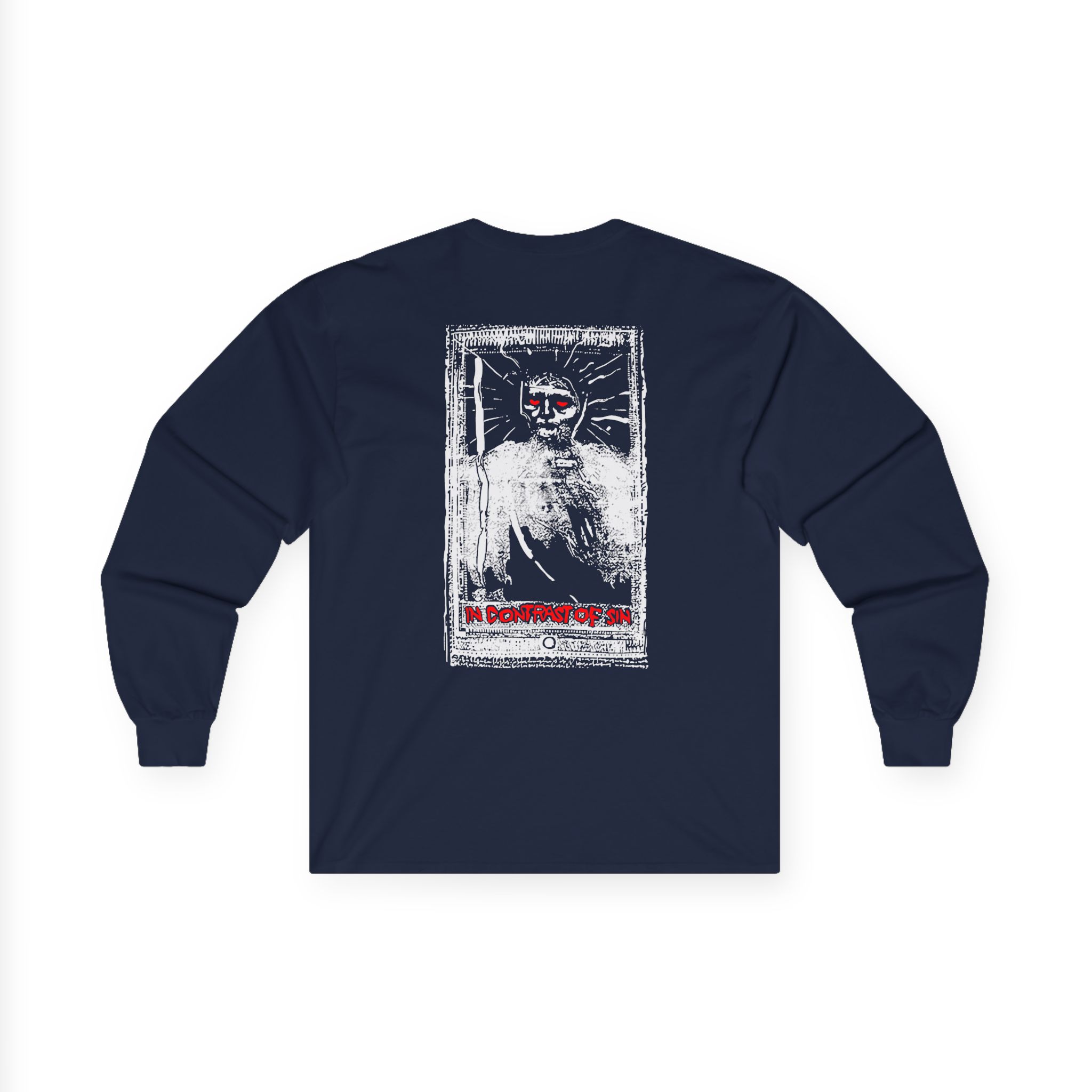 Integrity In Contrast Unisex Ultra Cotton Long Sleeve Tee