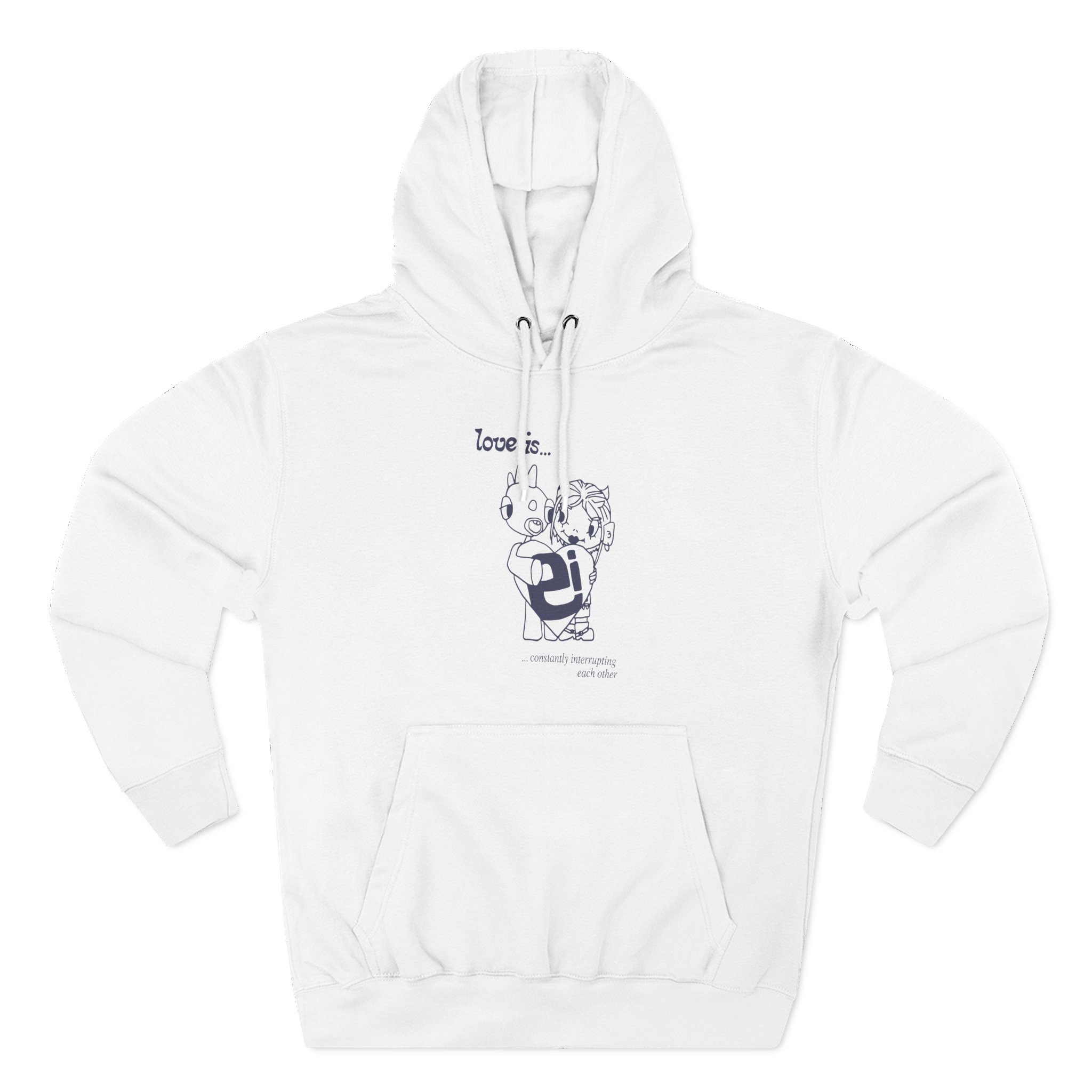 Emergency Intercom Three-Panel Fleece Hoodie