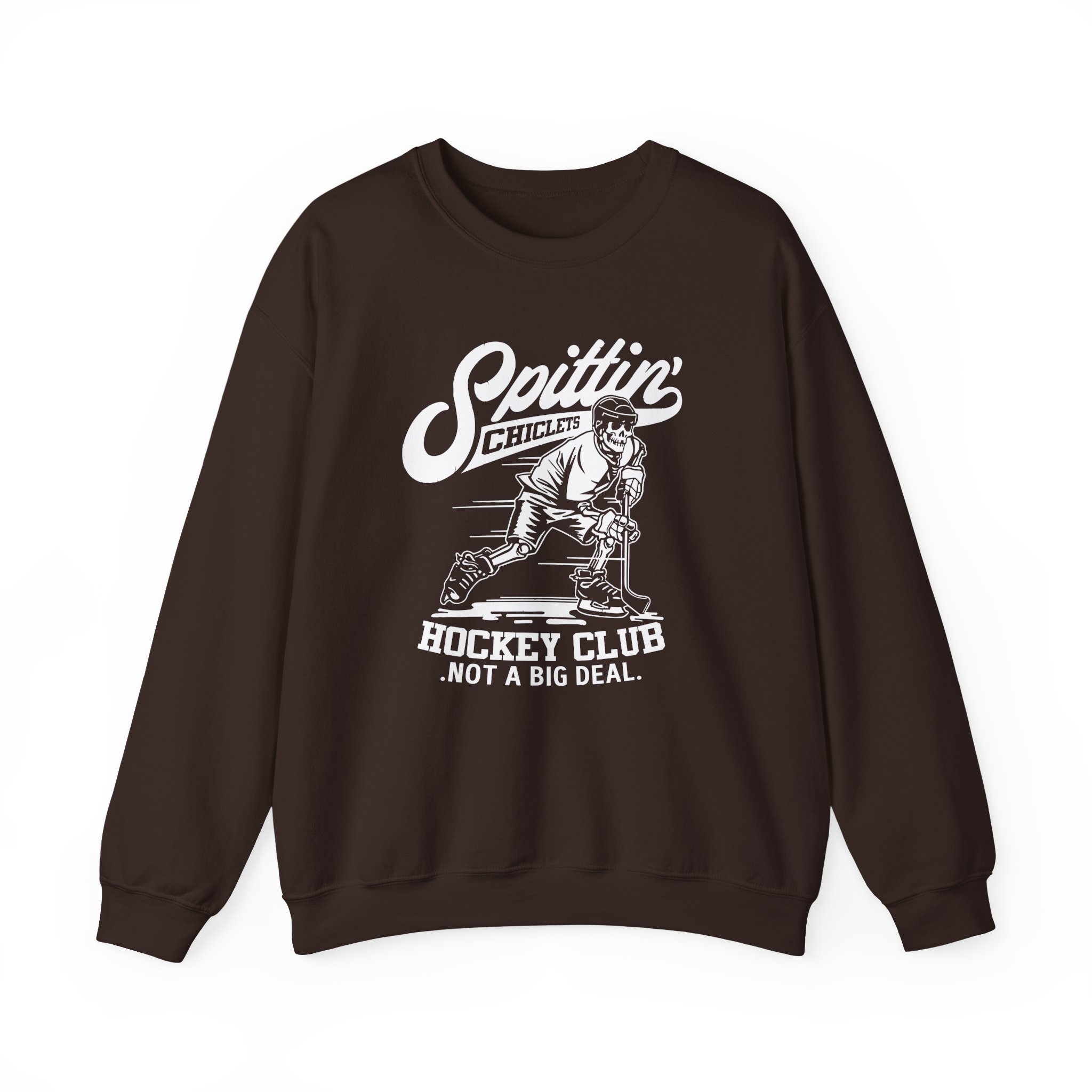 Spittin Chiclets Hockey Club Skul Unisex Heavy Blendâ„¢ Crewneck Sweatshirt