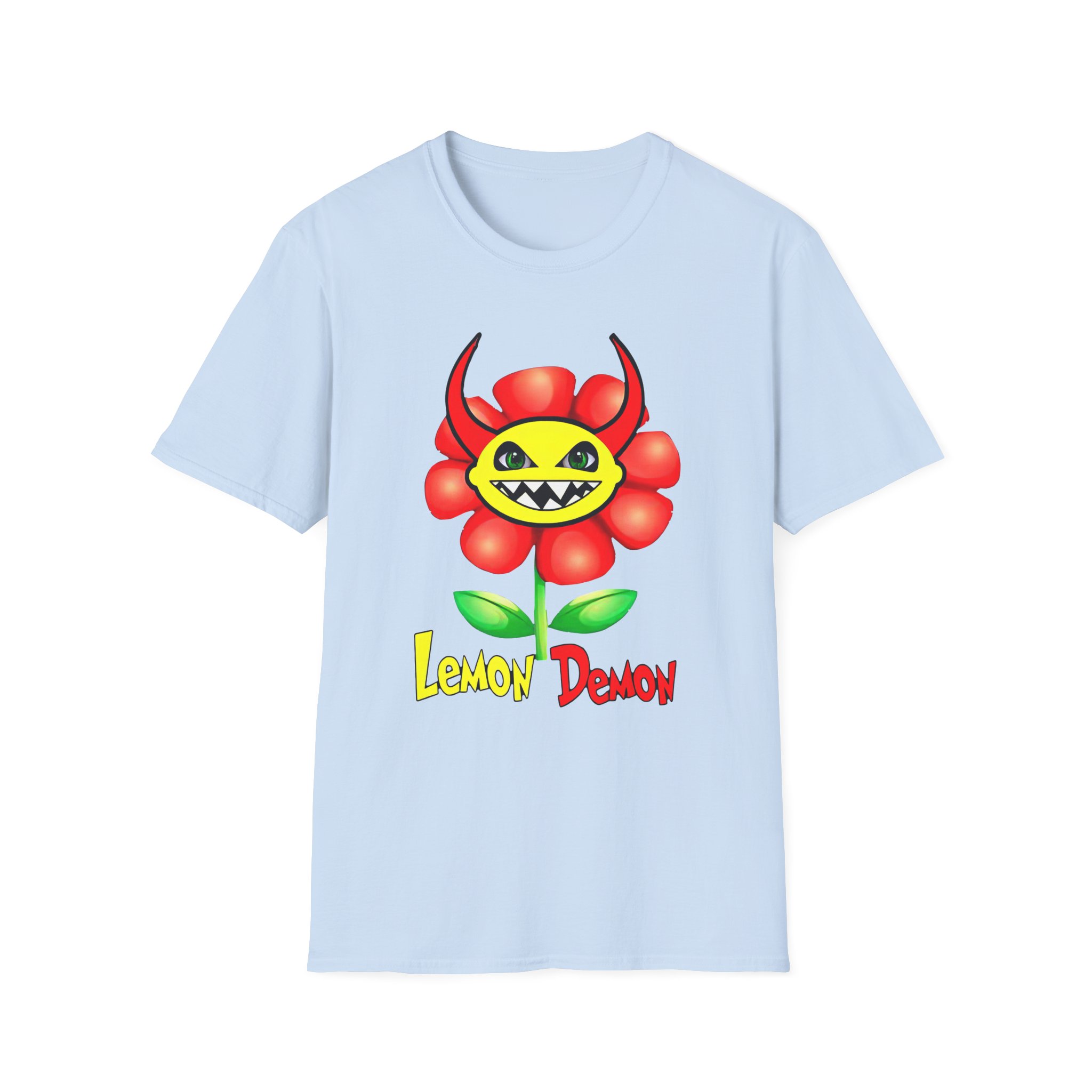 Lemon Demon Flower Unisex Softstyle T-Shirt