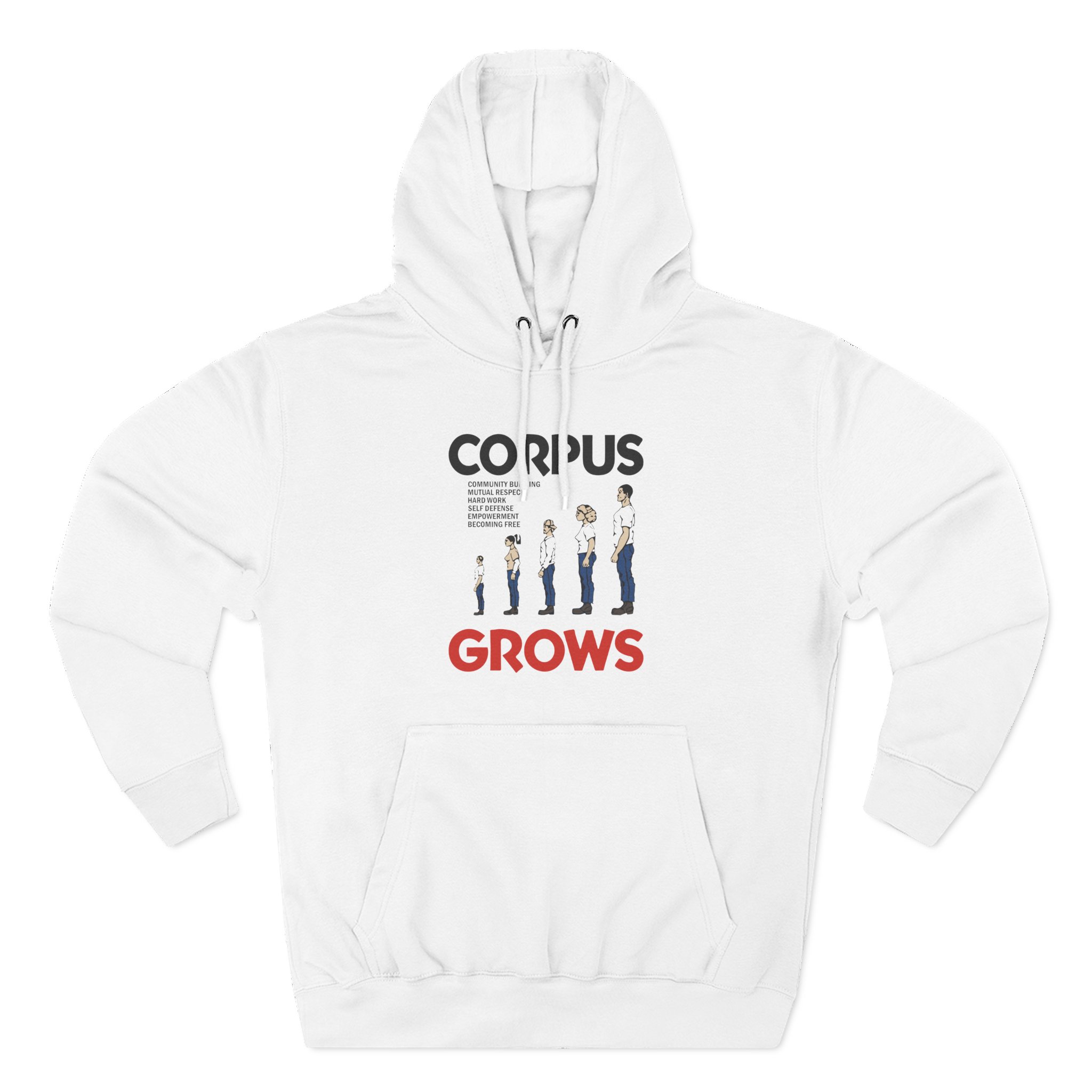 Show Me the Body Corpus Grows Three-Panel Fleece Hoodie