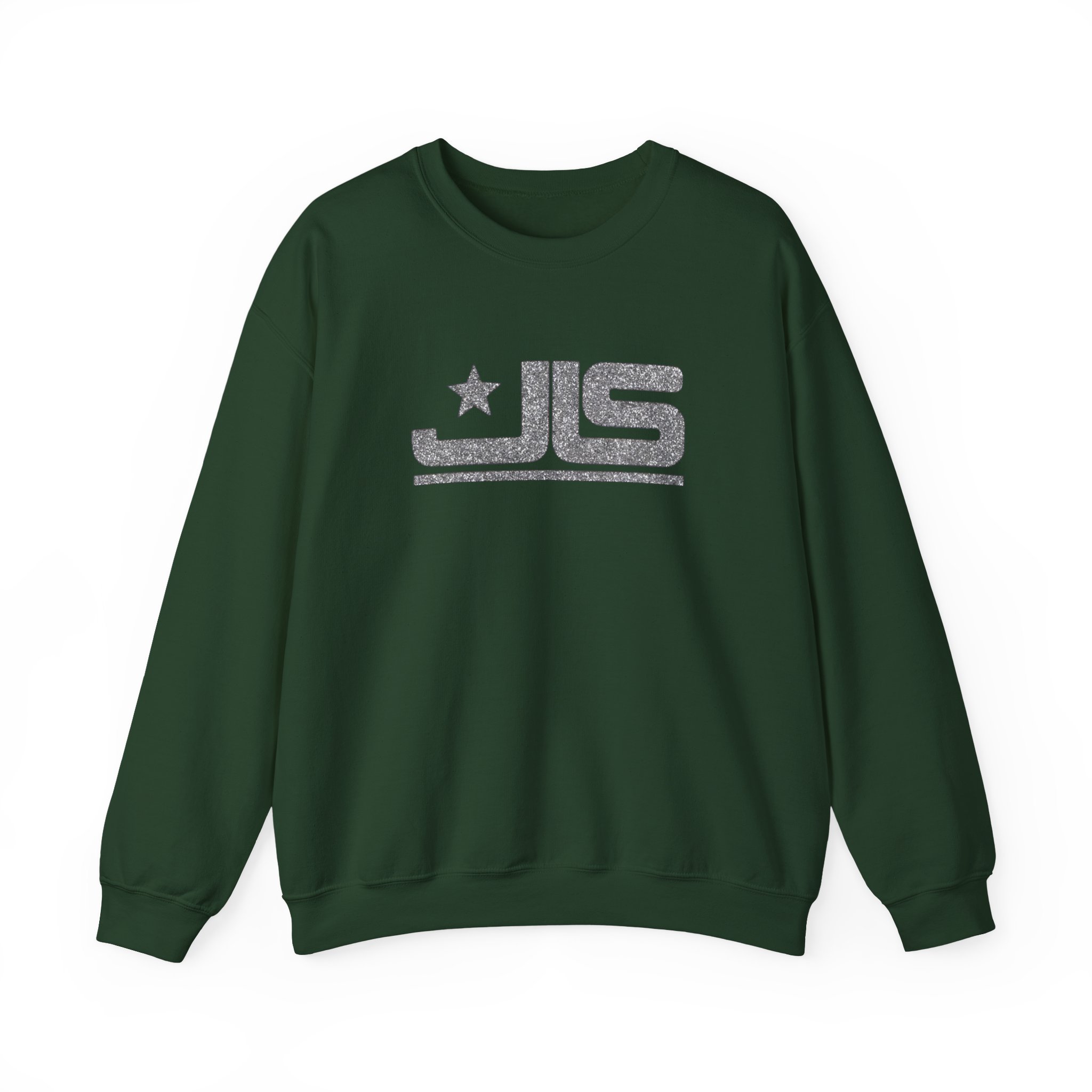 JLS, Everybody Say JLS Glitter Unisex Heavy Blendâ„¢ Crewneck Sweatshirt