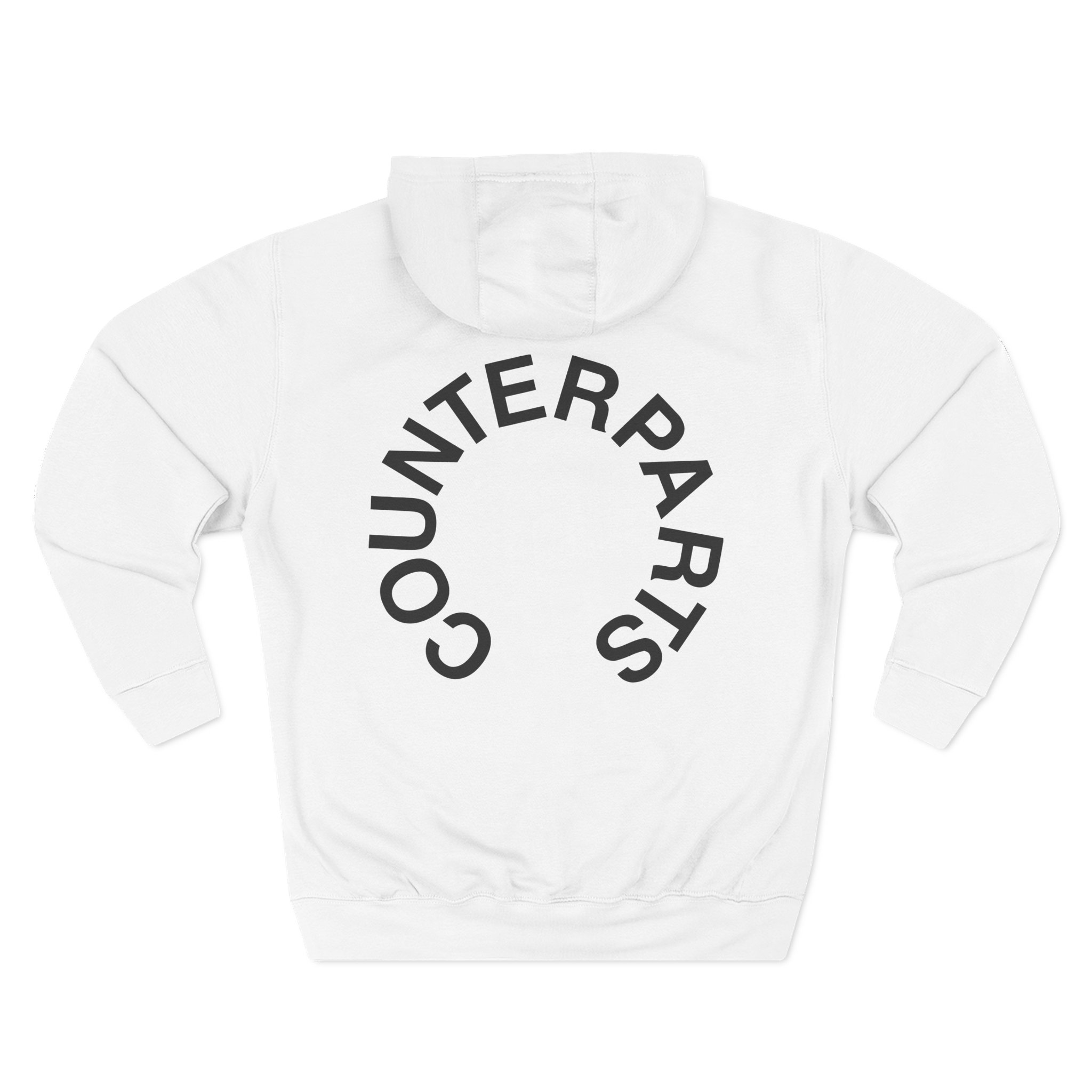 Counterparts Three-Panel Fleece Hoodie