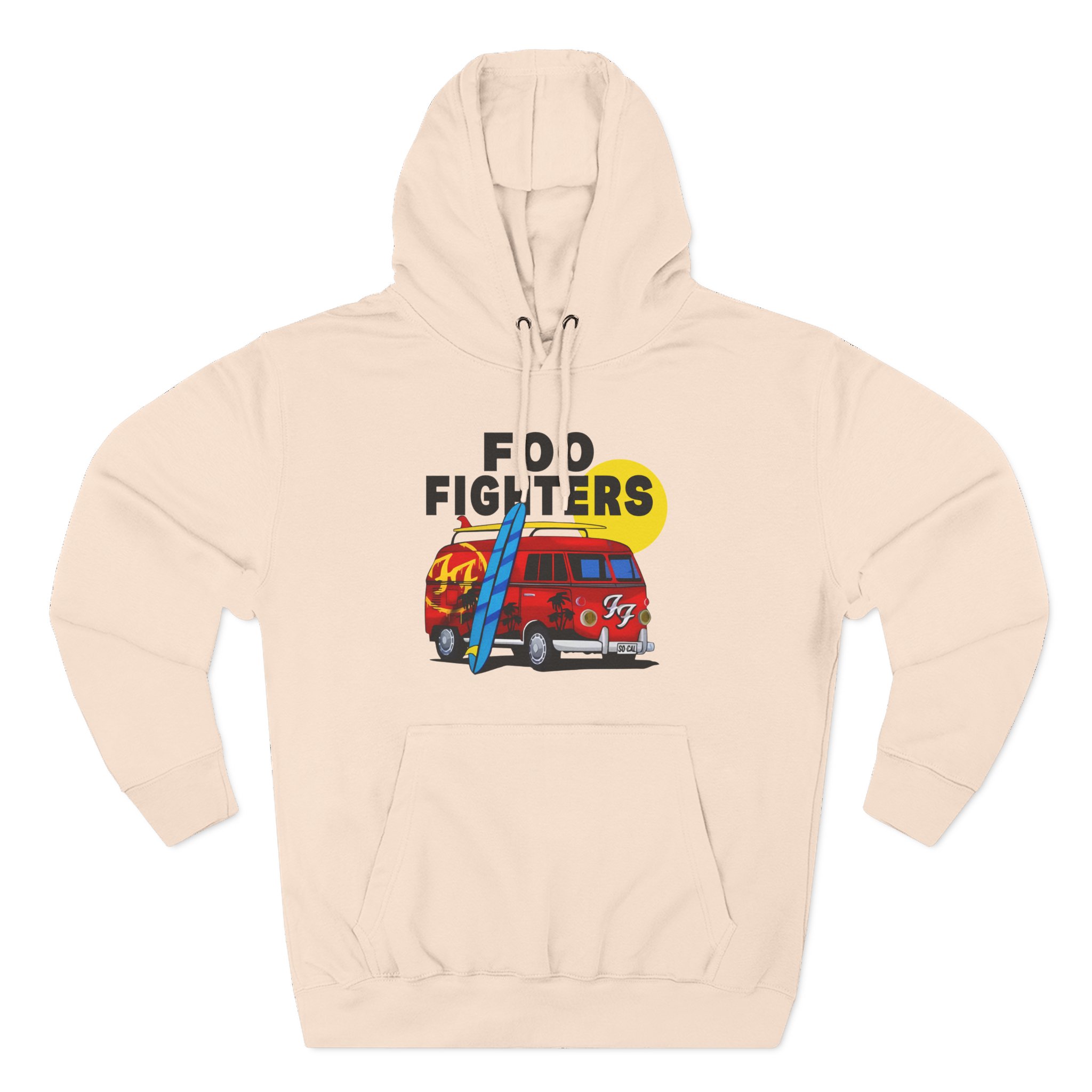 Foo Fighters Split Window Three-Panel Fleece Hoodie