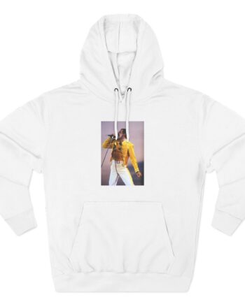 F M Three-Panel Fleece Hoodie