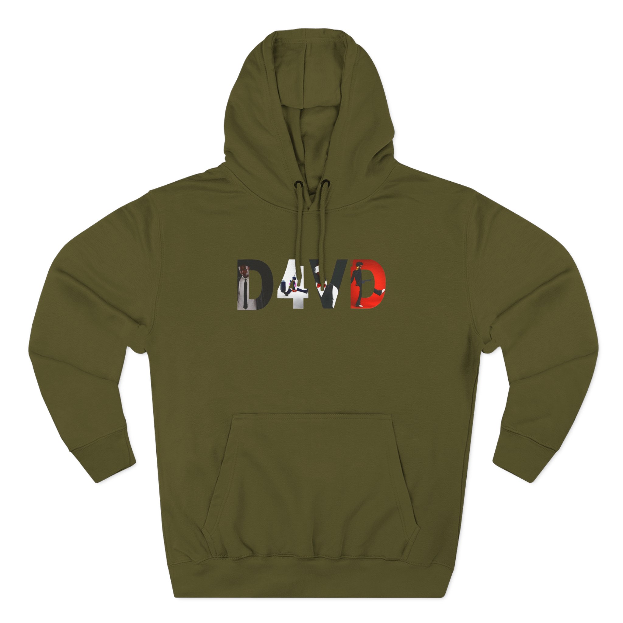 D4vd Three-Panel Fleece Hoodie