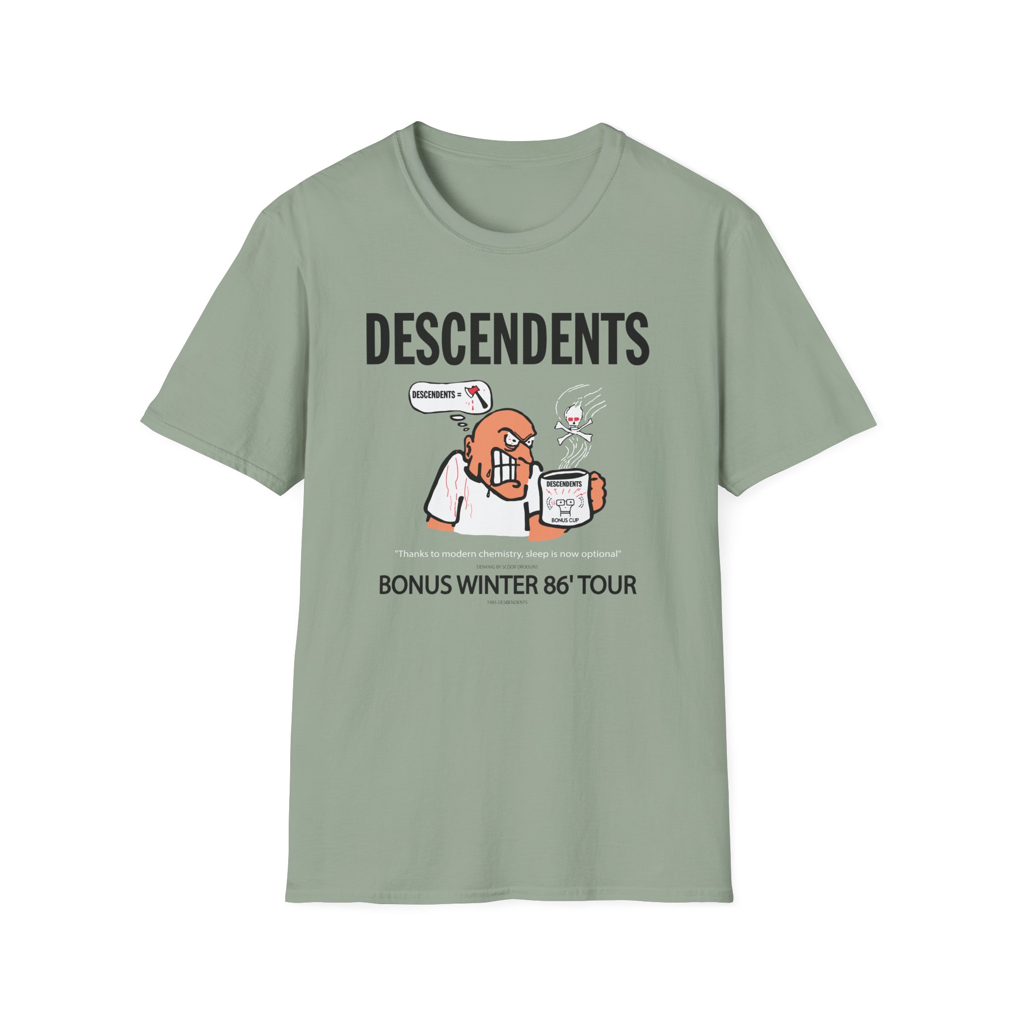 Descendents Bonus Cup '86 Tour Unisex Softstyle T-Shirt