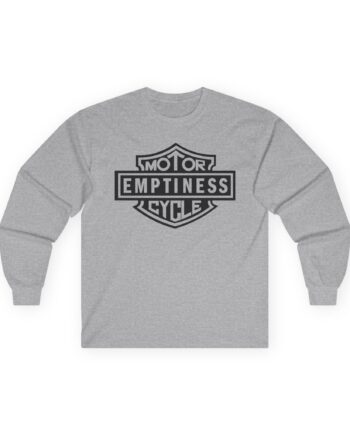 Manic Street Preachers Motorcycle Emptiness Logo Unisex Ultra Cotton Long Sleeve Tee