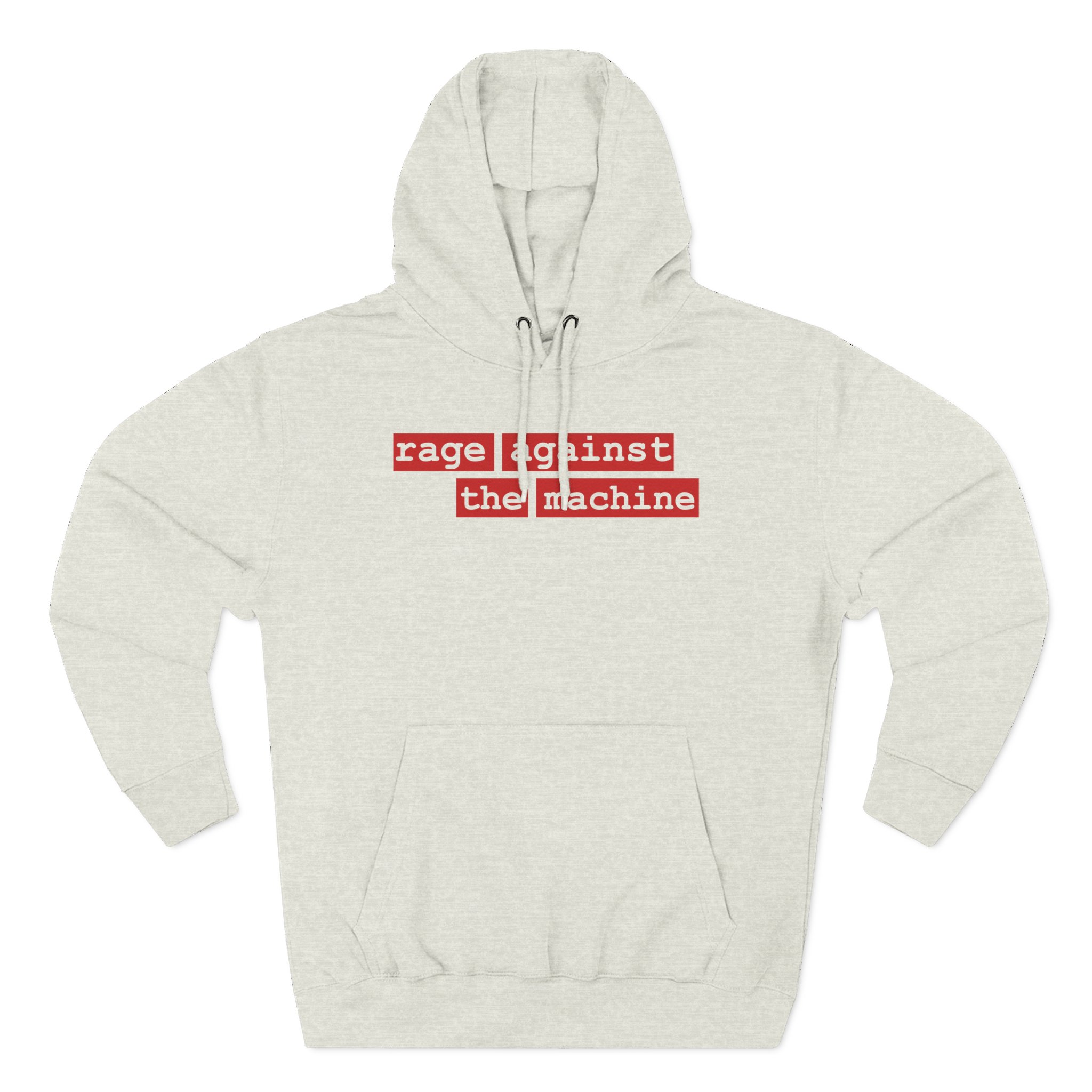 Rage Against the Machine Rage Stencil Type Three-Panel Fleece Hoodie
