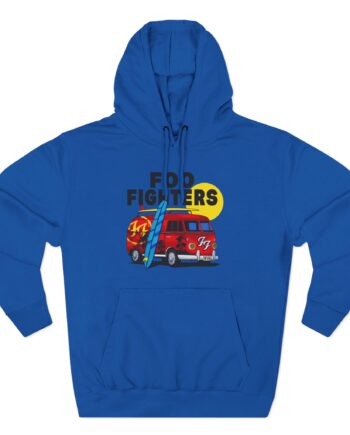 Foo Fighters Split Window Three-Panel Fleece Hoodie