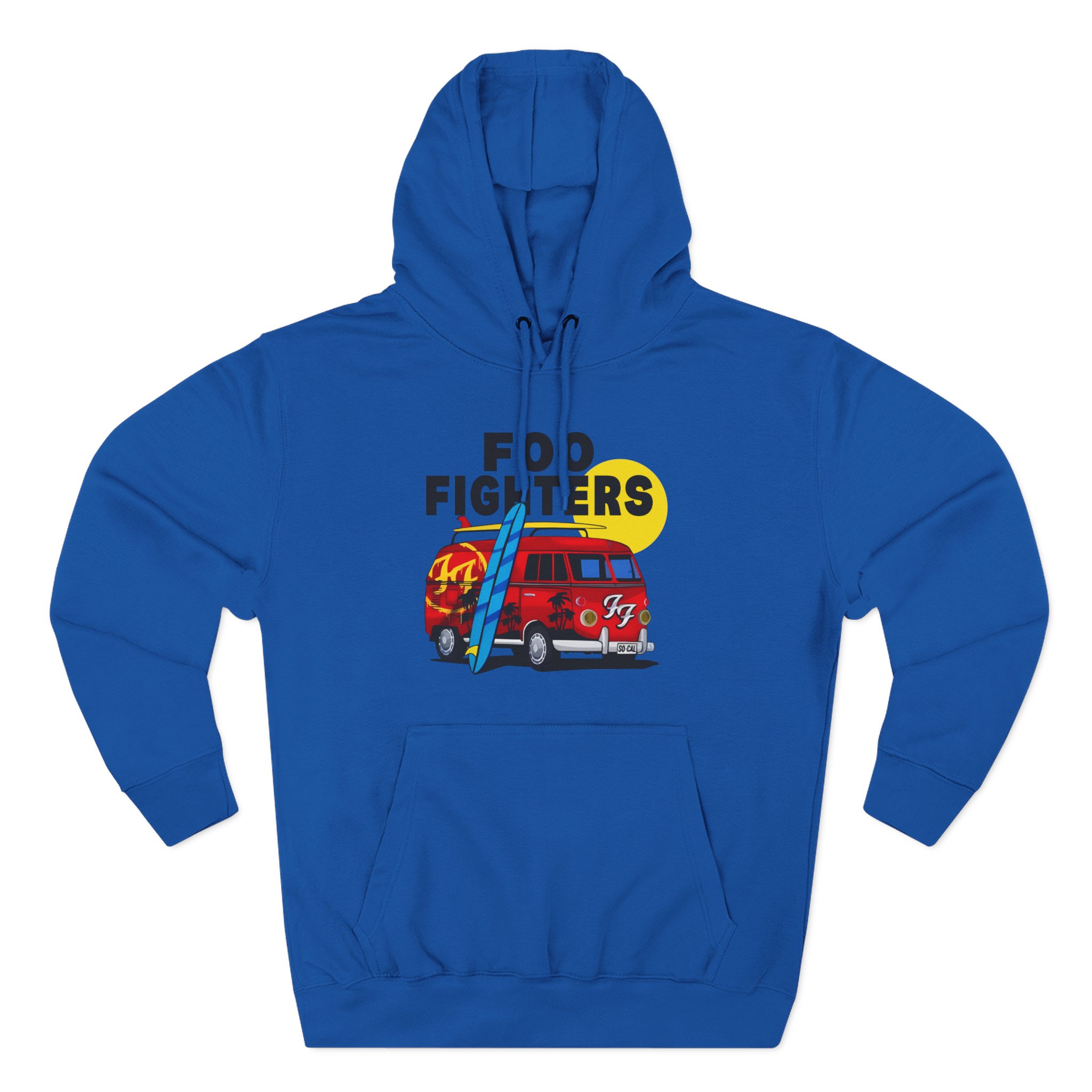 Foo Fighters Split Window Three-Panel Fleece Hoodie