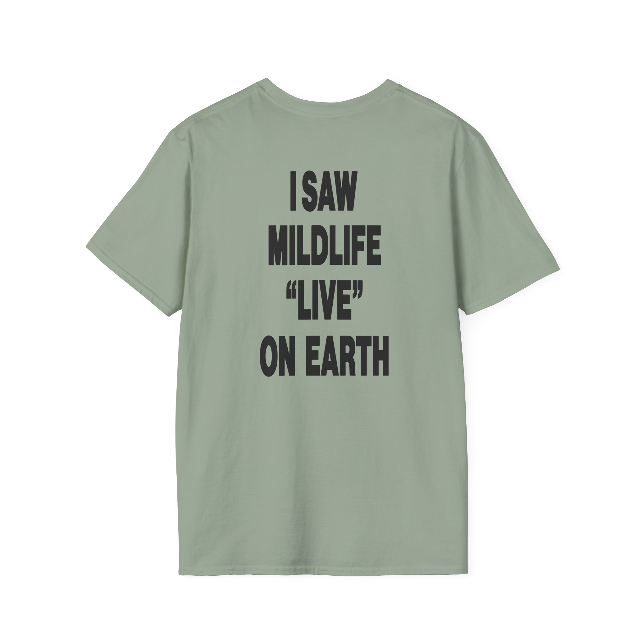 Mildlife Live on Earth Unisex Softstyle T-Shirt