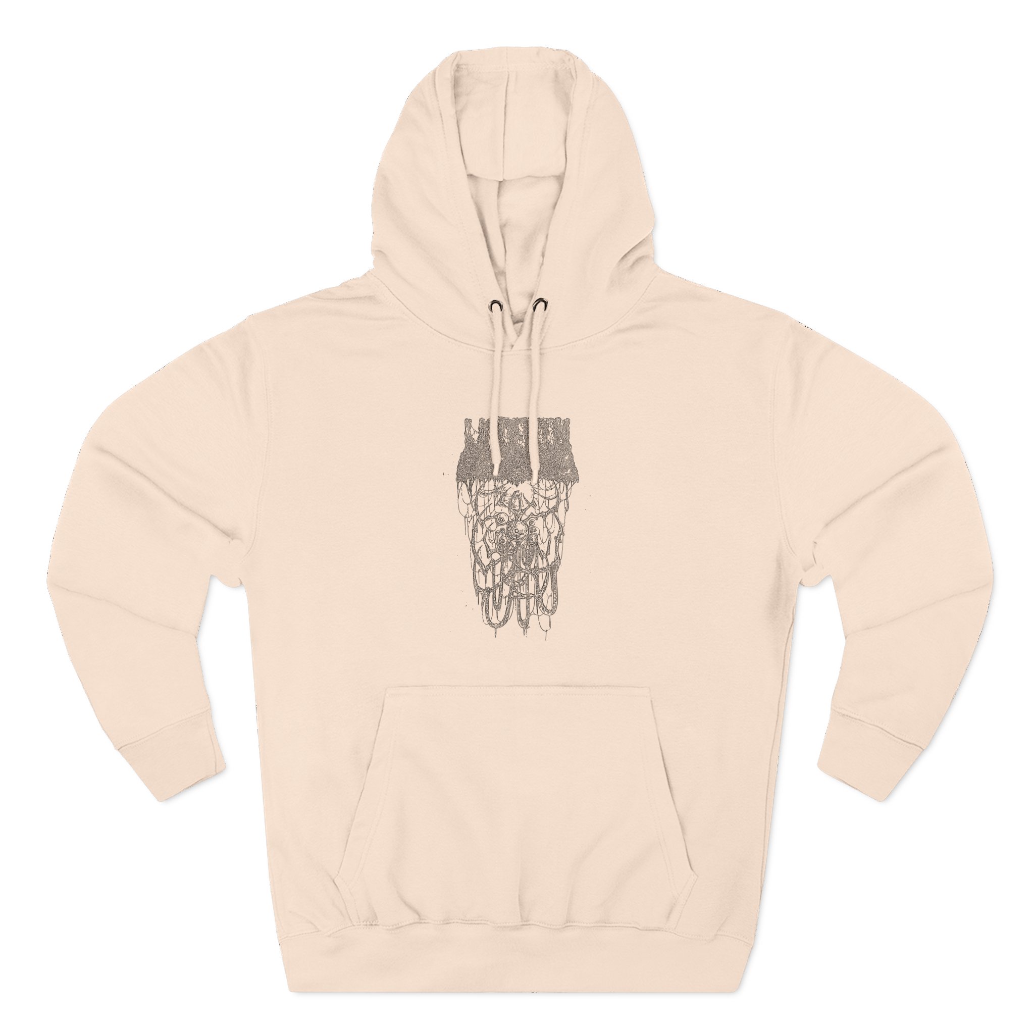 Undeath Eye Goop Three-Panel Fleece Hoodie