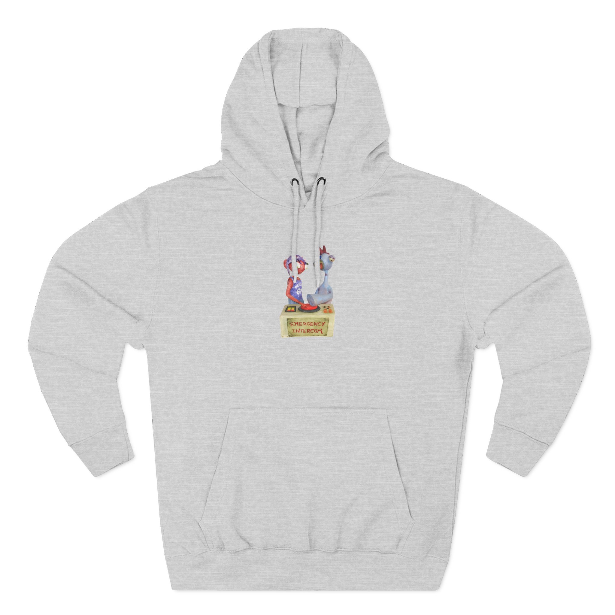Emergency Intercom Three-Panel Fleece Hoodie
