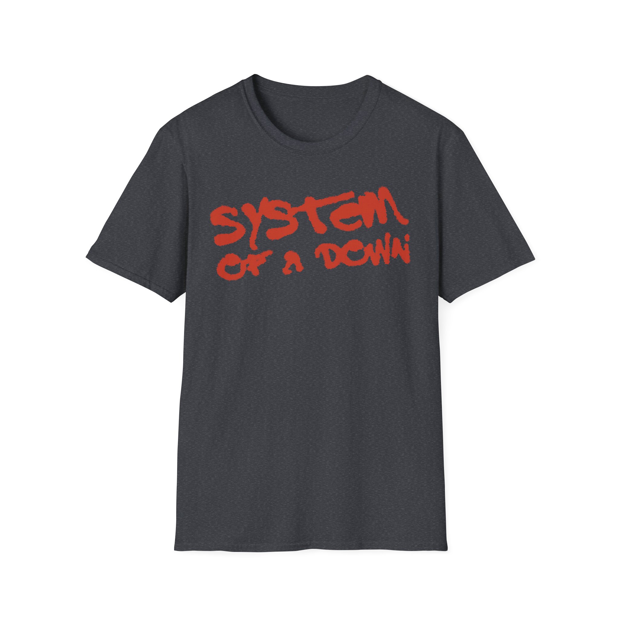 System of a Down Puff Script Unisex Softstyle T-Shirt