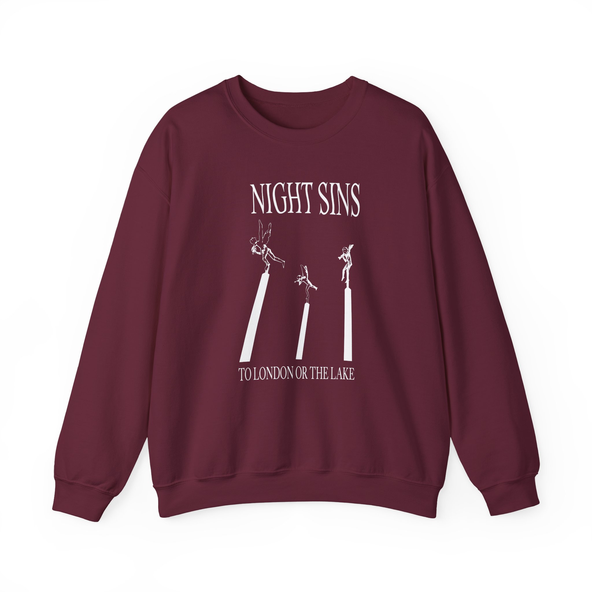 Night Sins To London Or The Lake Unisex Heavy Blendâ„¢ Crewneck Sweatshirt