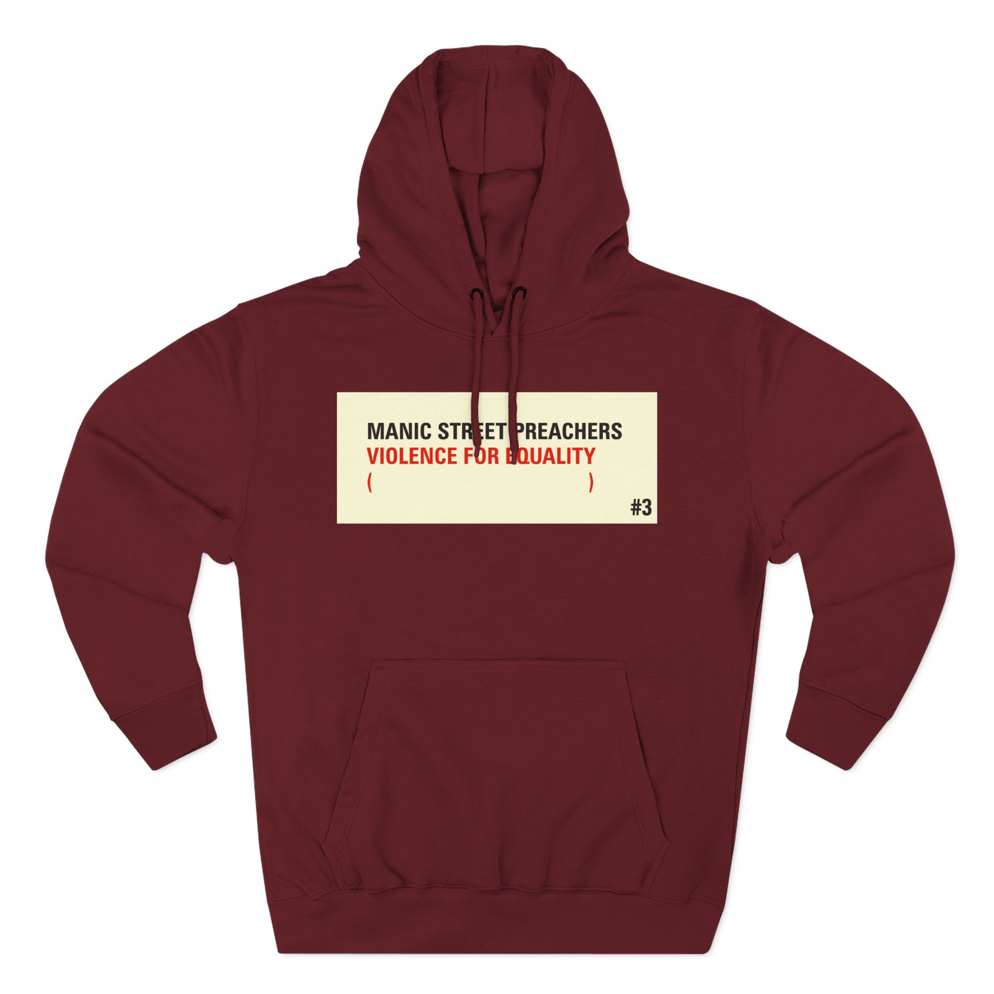 Manic Street Preachers Three-Panel Fleece Hoodie