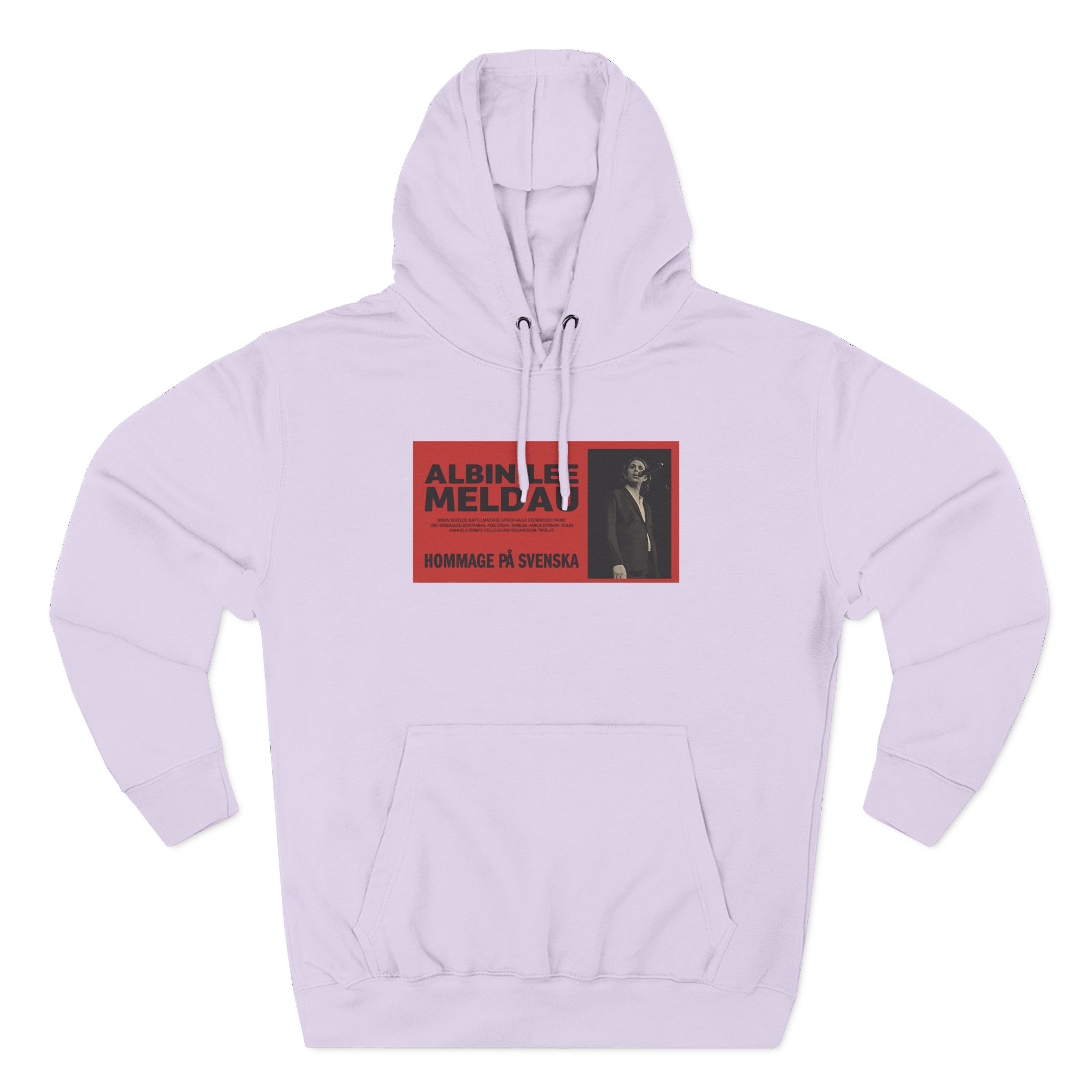 Albin Lee Meldau Hommage På Svenska Three-Panel Fleece Hoodie