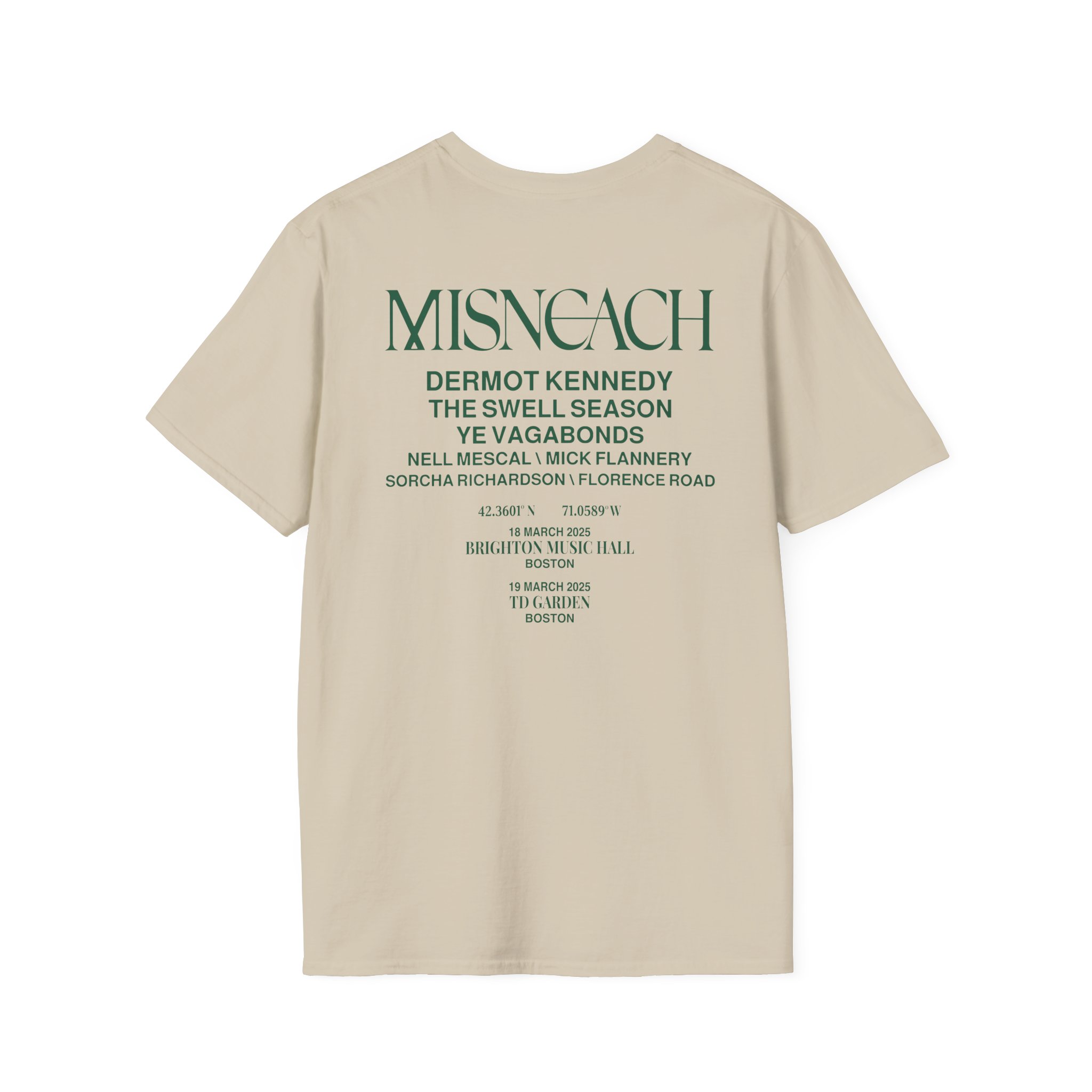 Dermot Kennedy Misneach Festival Event Unisex Softstyle T-Shirt