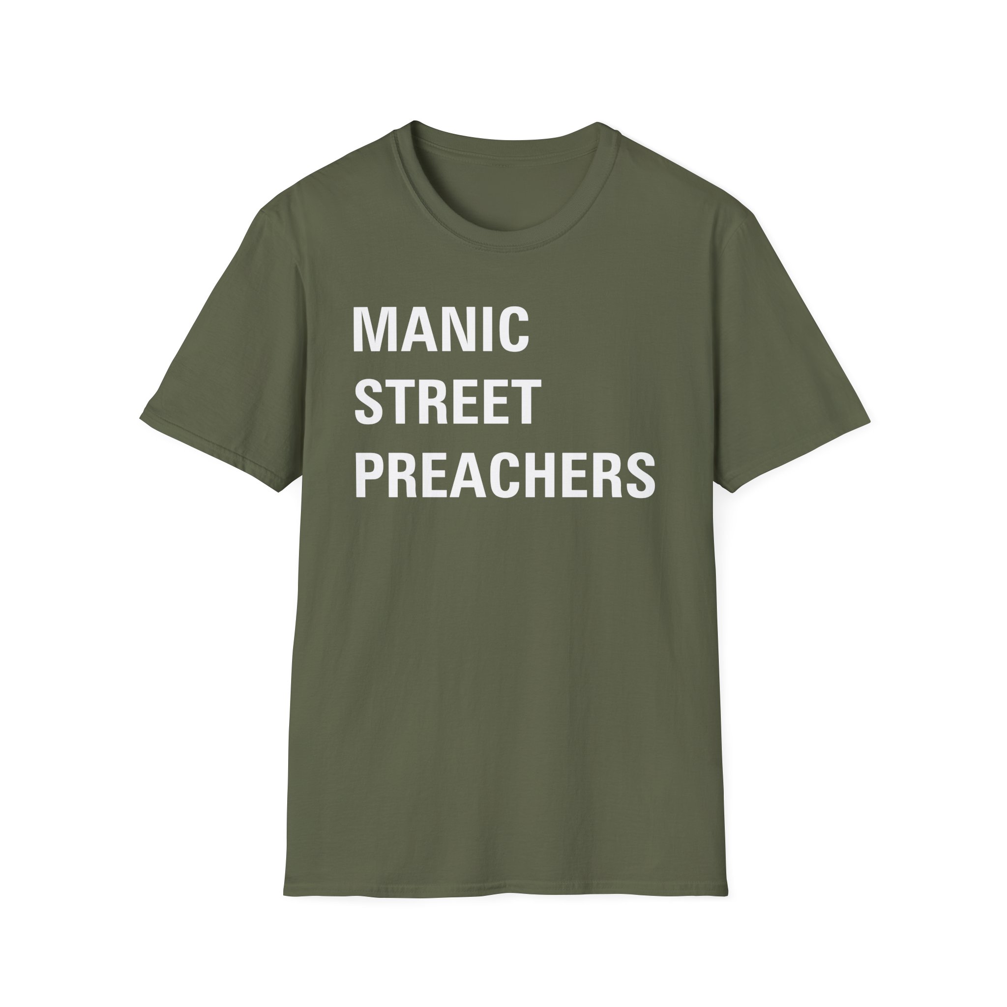 Manic Street Preachers Block Logo Unisex Softstyle T-Shirt