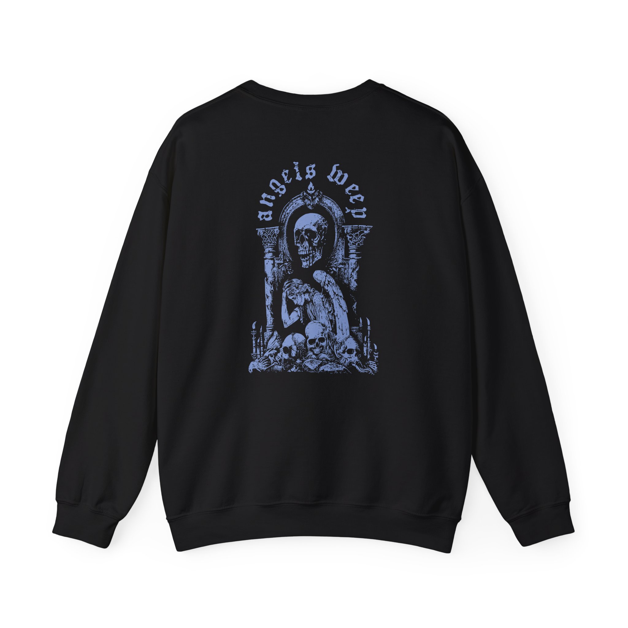 Like Moths to Flames Angels Weep Unisex Heavy Blendâ„¢ Crewneck Sweatshirt