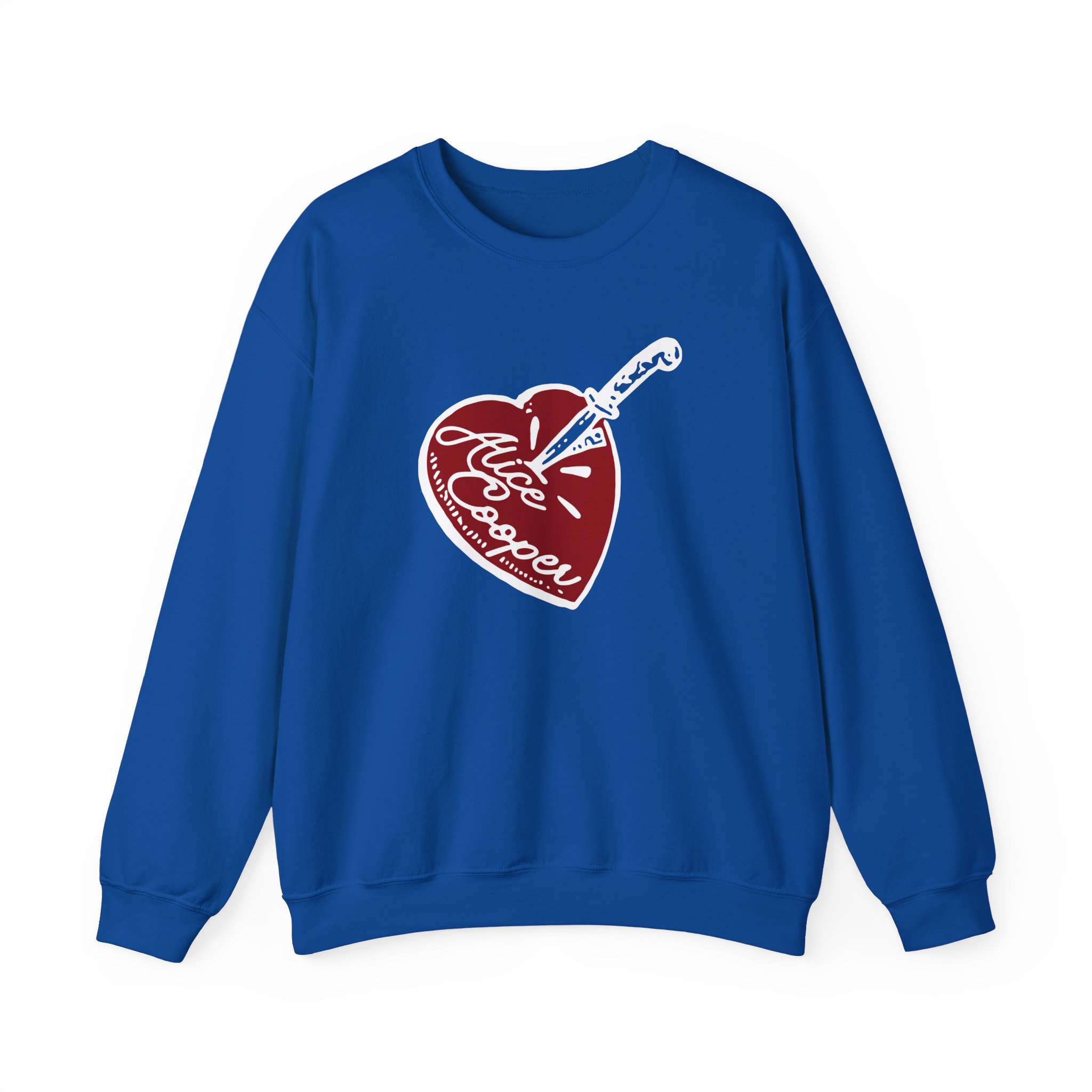 Alice Cooper Stab Heart Unisex Heavy Blendâ„¢ Crewneck Sweatshirt