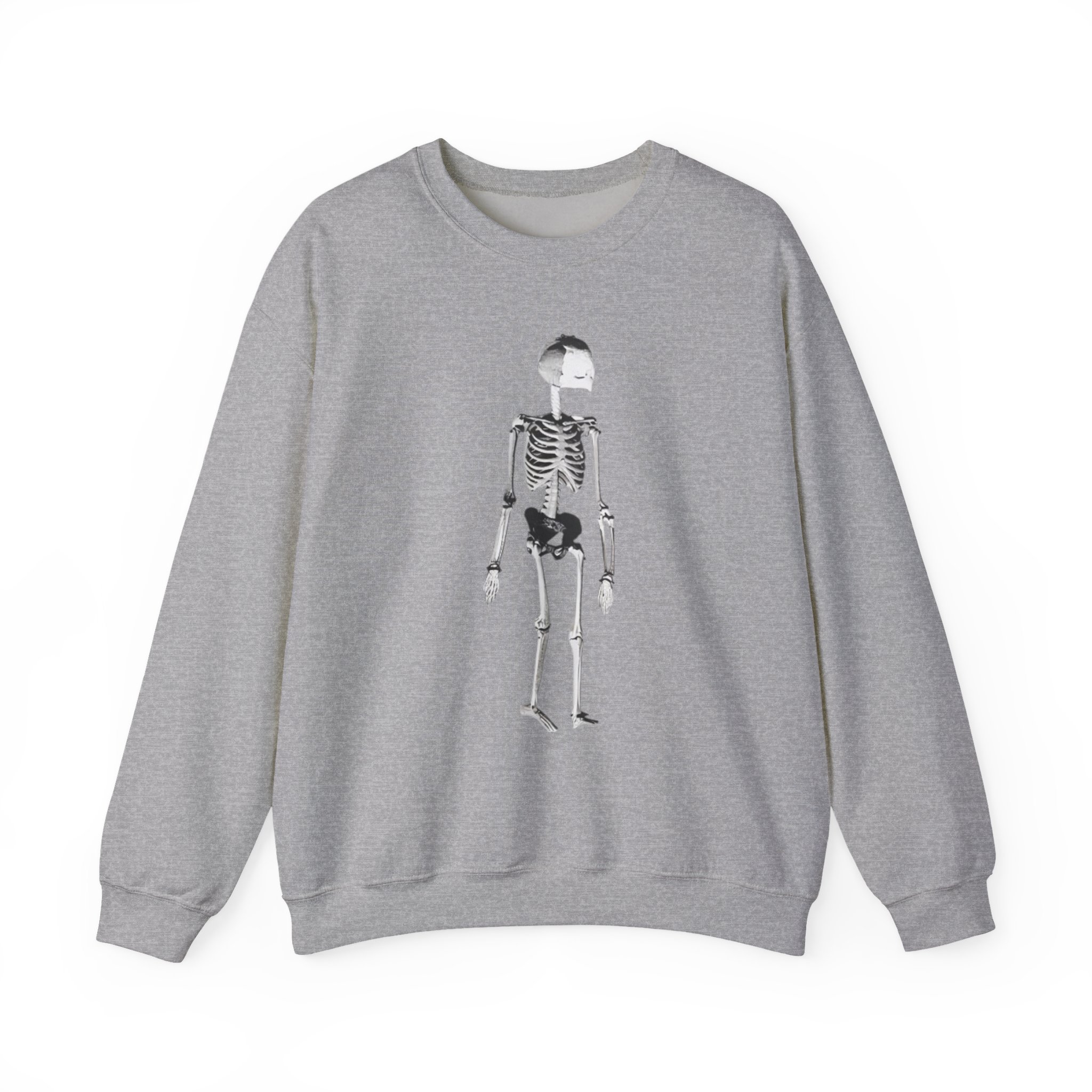 Kurt Cobain Skeleton Unisex Heavy Blendâ„¢ Crewneck Sweatshirt