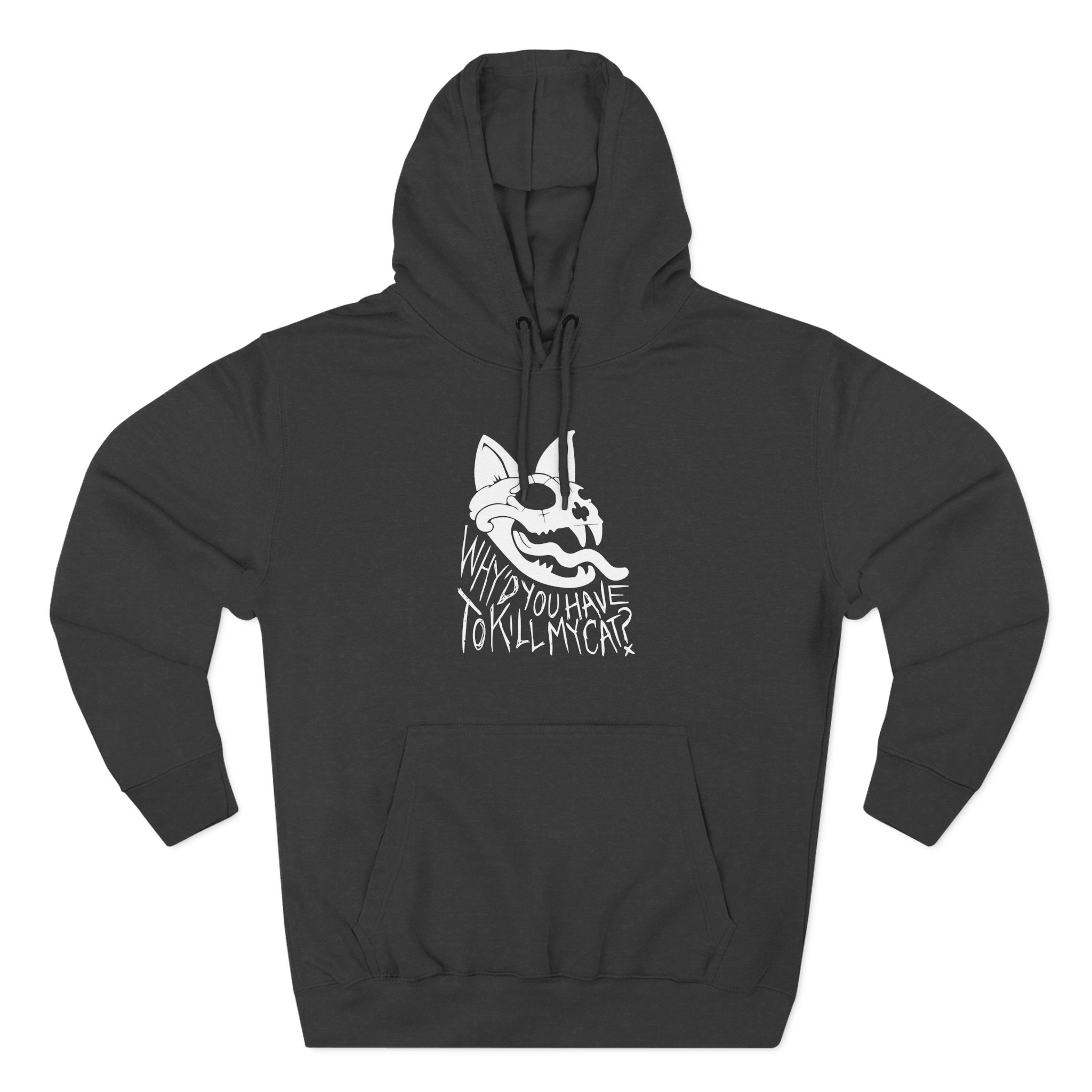 Lovejoy Why’d You Have to Kill My Cat Three-Panel Fleece Hoodie