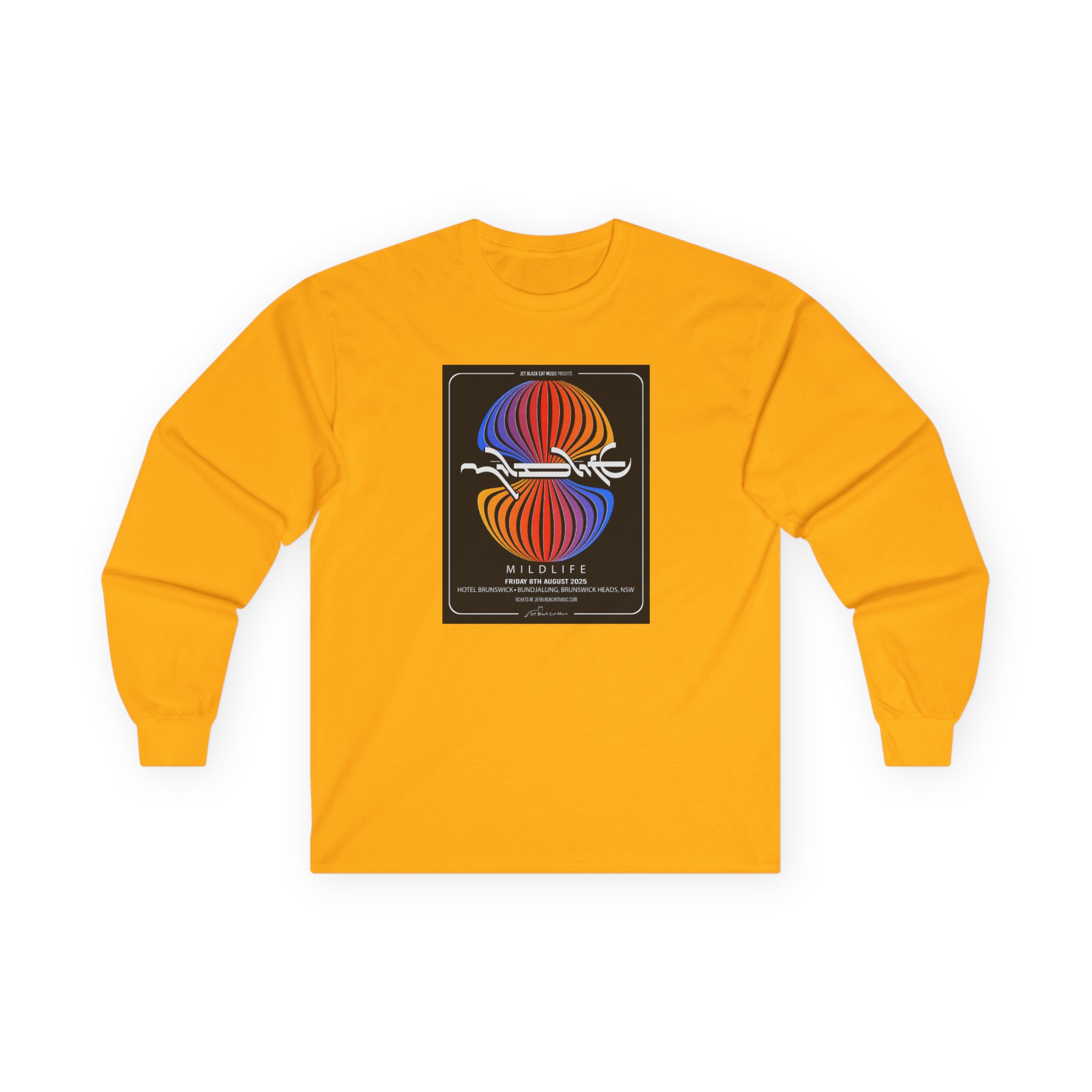 Mildlife Hotel Brunswick, NSW Concert Unisex Ultra Cotton Long Sleeve Tee