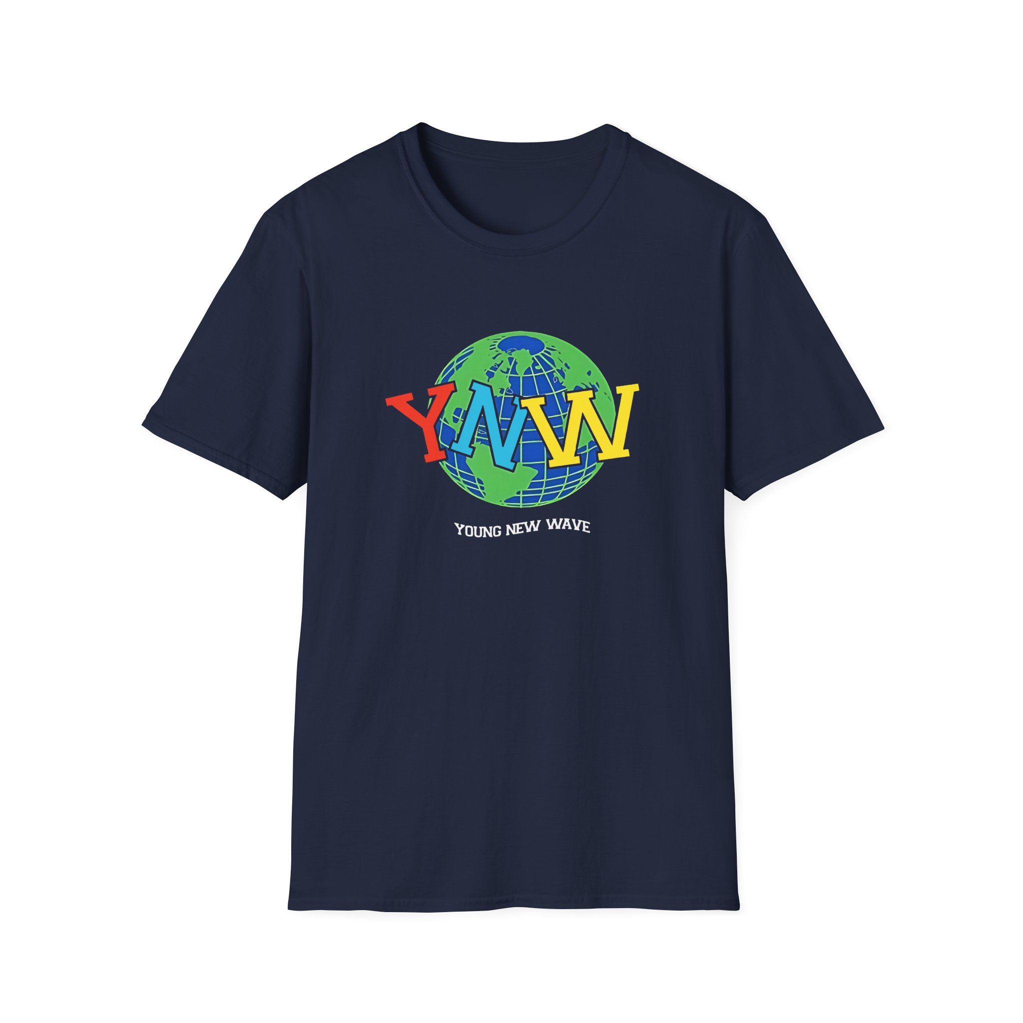 YNW Melly globe Unisex Softstyle T-Shirt