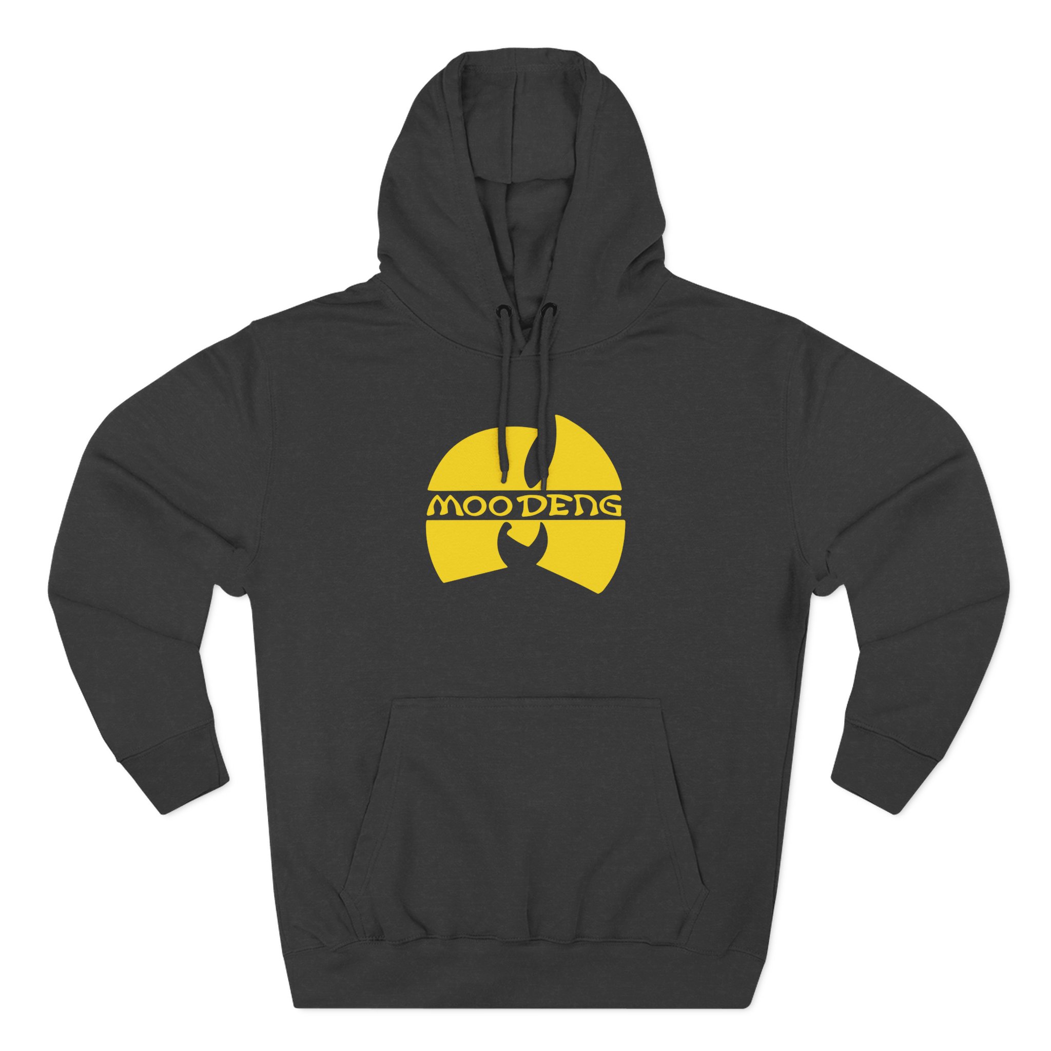 Moo Deng Clan Three-Panel Fleece Hoodie
