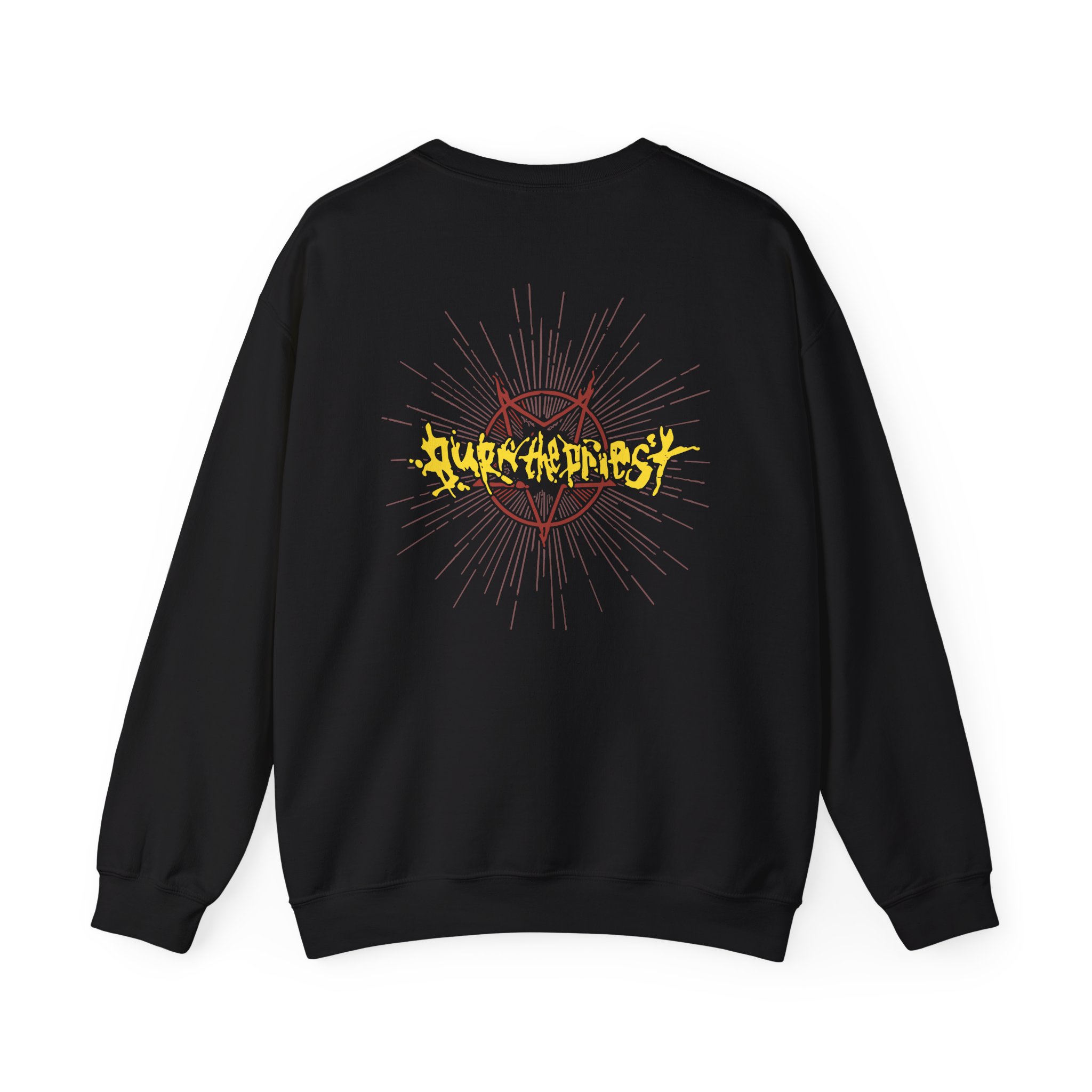 Lamb of God Burn The Priest Logo Unisex Heavy Blendâ„¢ Crewneck Sweatshirt