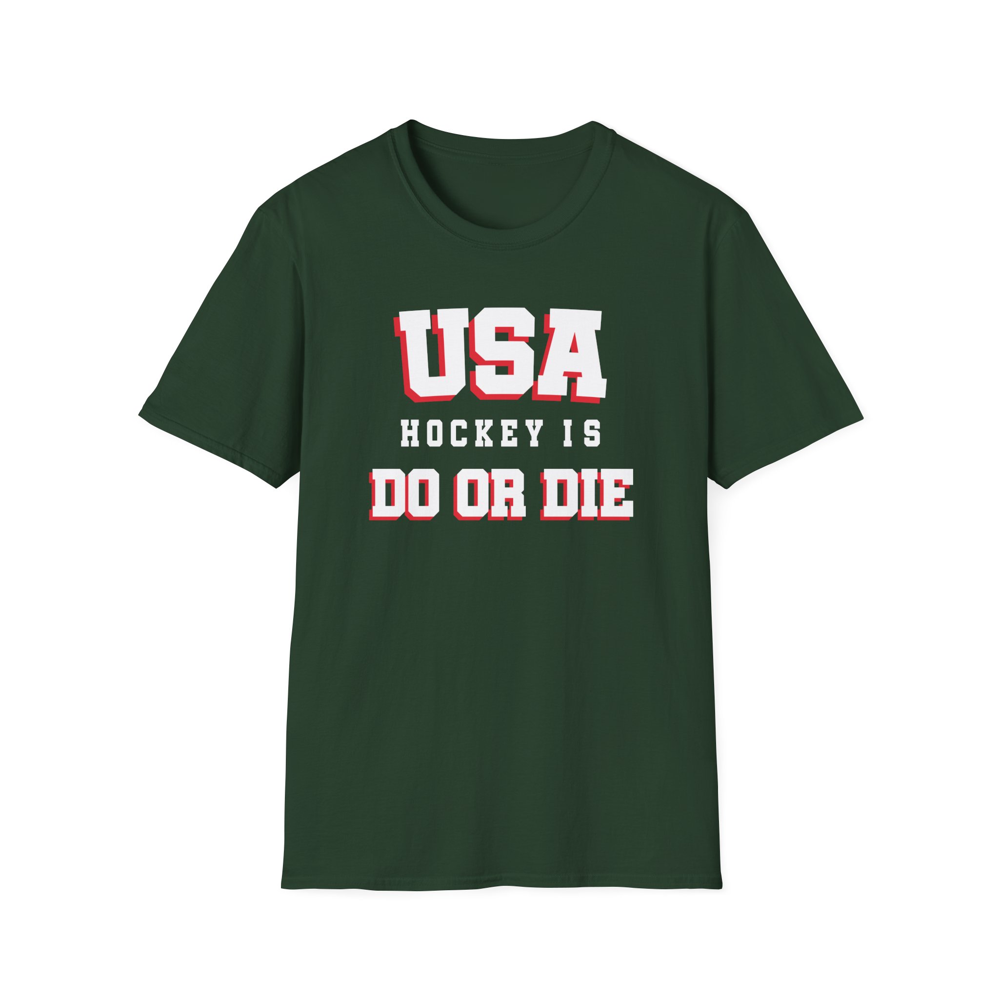 Spittin Chiclets Usa Do or Die Unisex Softstyle T-Shirt