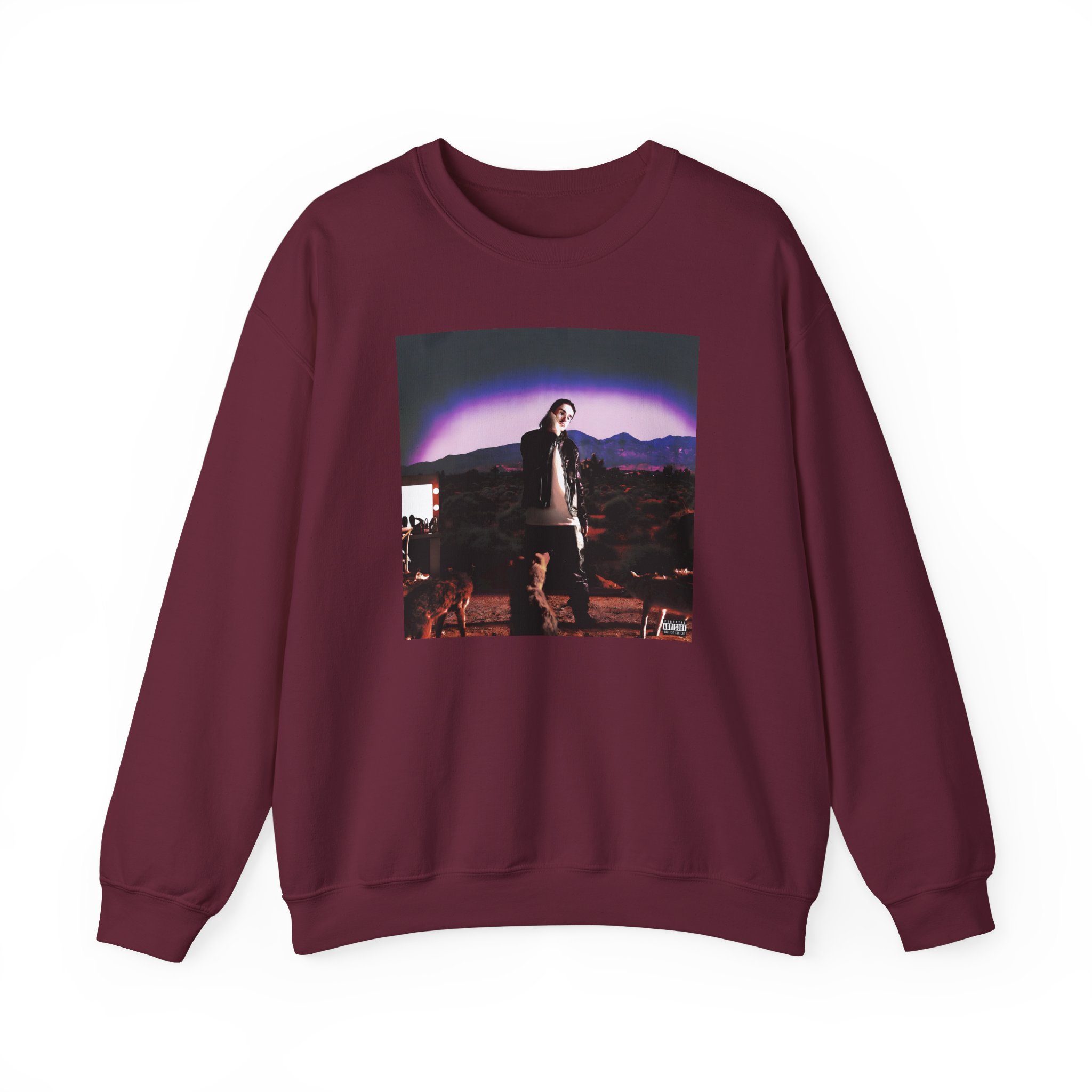 Tommy Richman Debut Album Coyote Unisex Heavy Blendâ„¢ Crewneck Sweatshirt